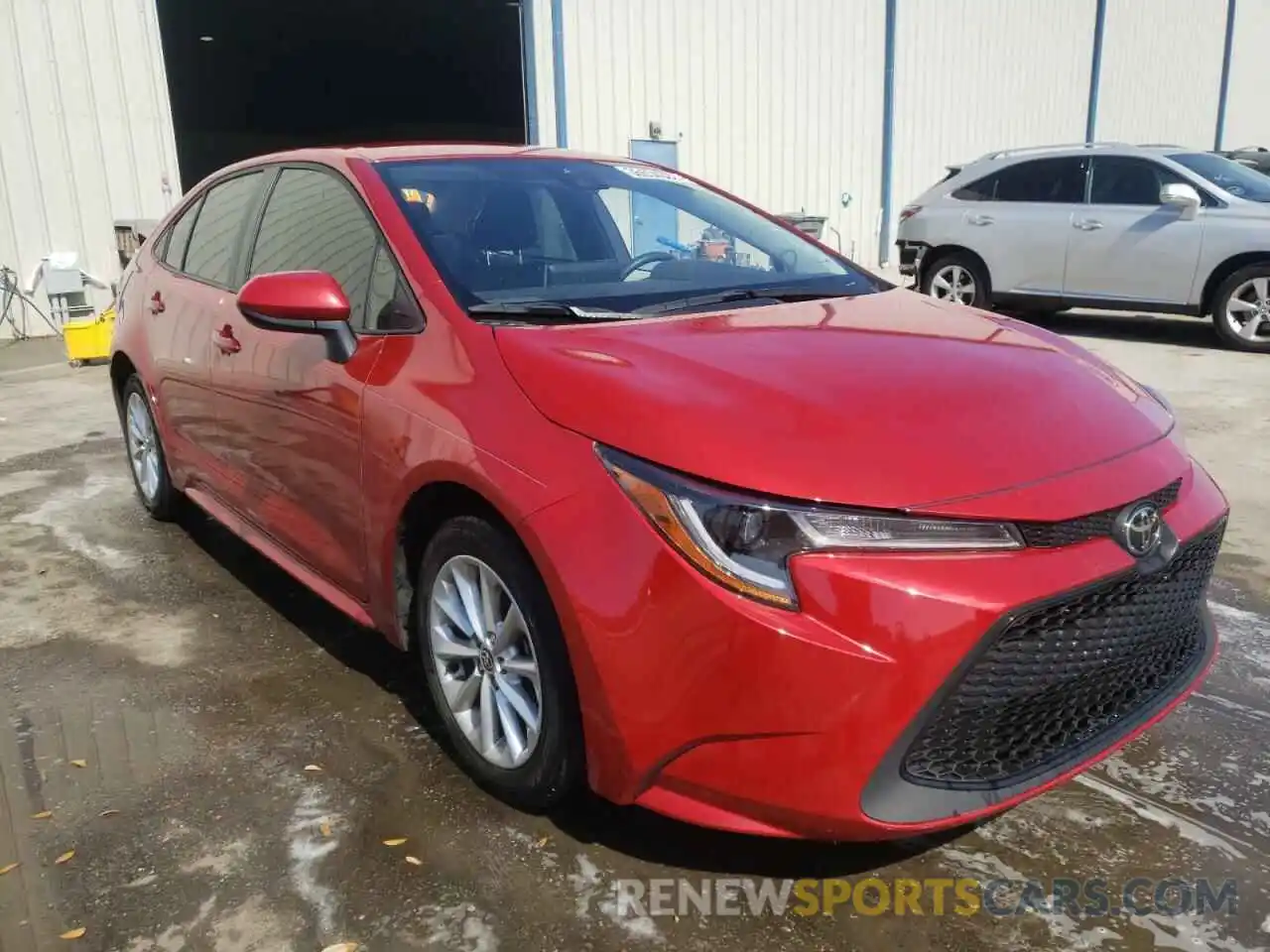 1 Photograph of a damaged car JTDVPMAE8MJ147203 TOYOTA COROLLA 2021