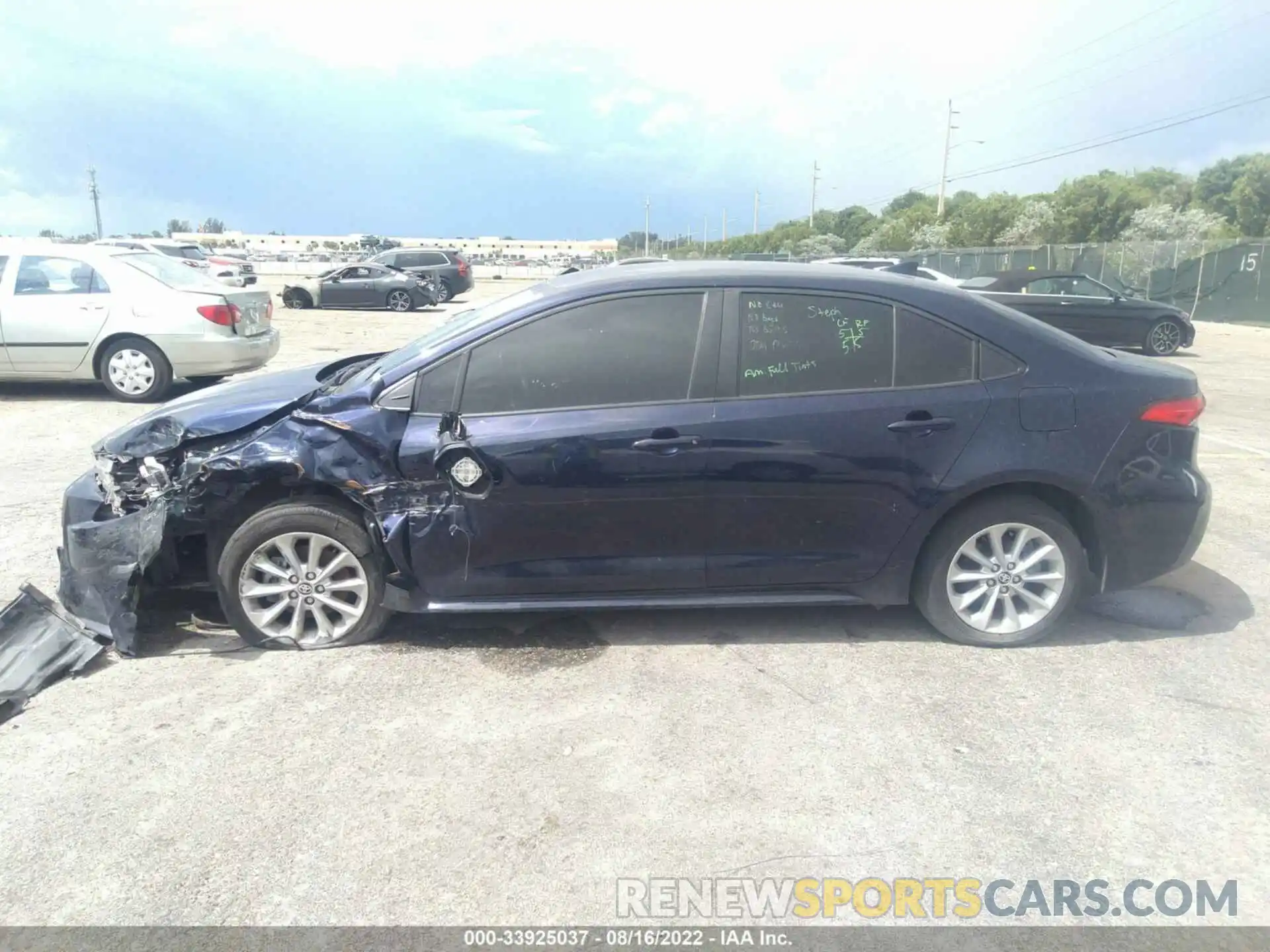 6 Photograph of a damaged car JTDVPMAE8MJ164860 TOYOTA COROLLA 2021