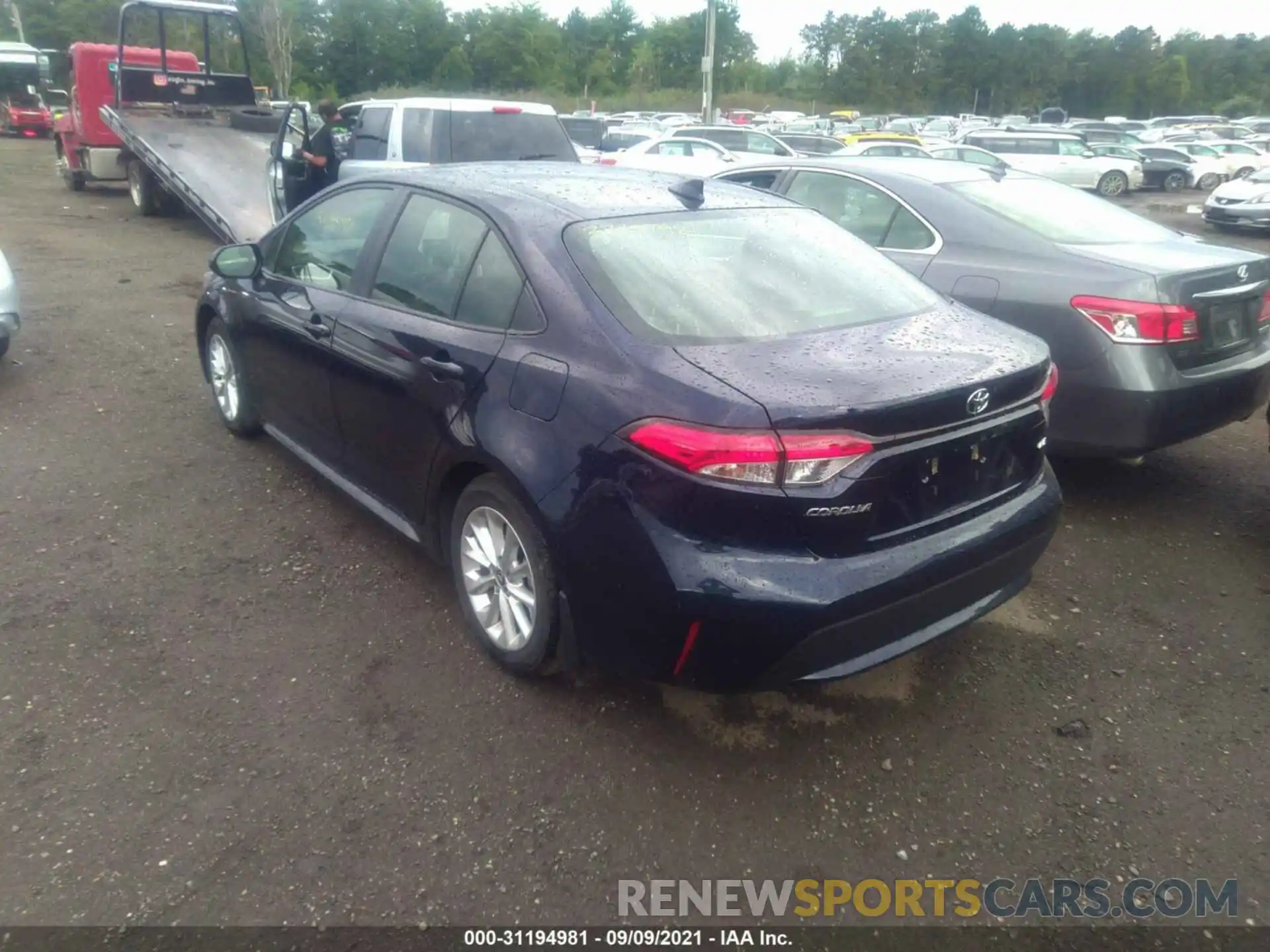 3 Photograph of a damaged car JTDVPMAE8MJ175812 TOYOTA COROLLA 2021