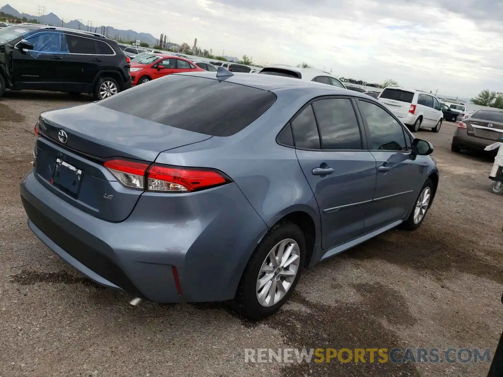 4 Photograph of a damaged car JTDVPMAE8MJ178841 TOYOTA COROLLA 2021