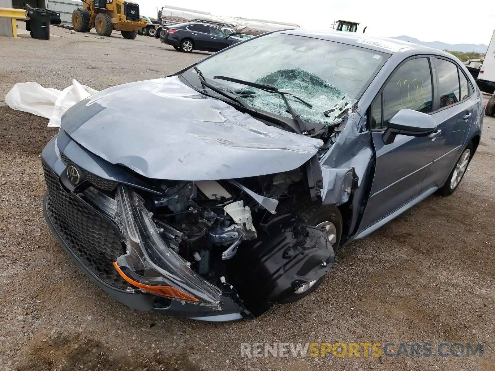 9 Photograph of a damaged car JTDVPMAE8MJ178841 TOYOTA COROLLA 2021