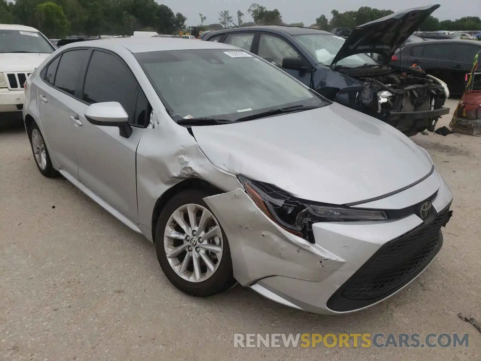 1 Photograph of a damaged car JTDVPMAE9MJ119443 TOYOTA COROLLA 2021