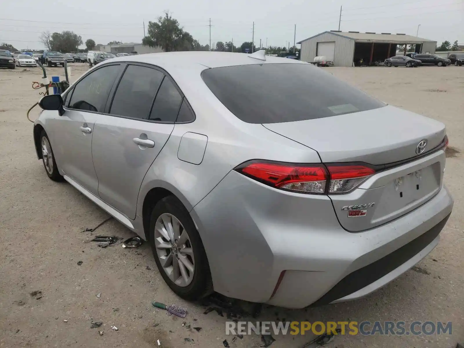 3 Photograph of a damaged car JTDVPMAE9MJ119443 TOYOTA COROLLA 2021