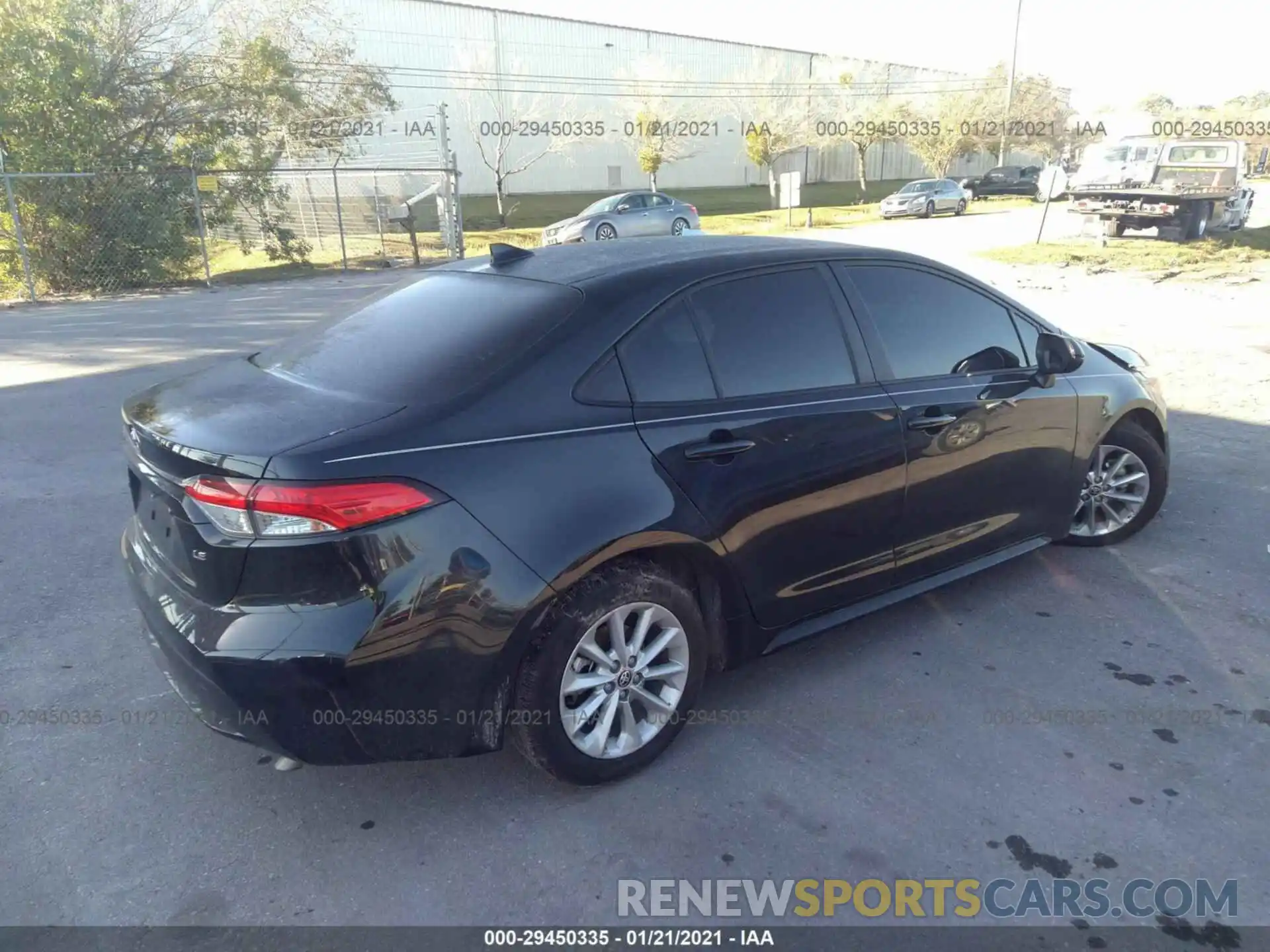 4 Photograph of a damaged car JTDVPMAE9MJ121385 TOYOTA COROLLA 2021