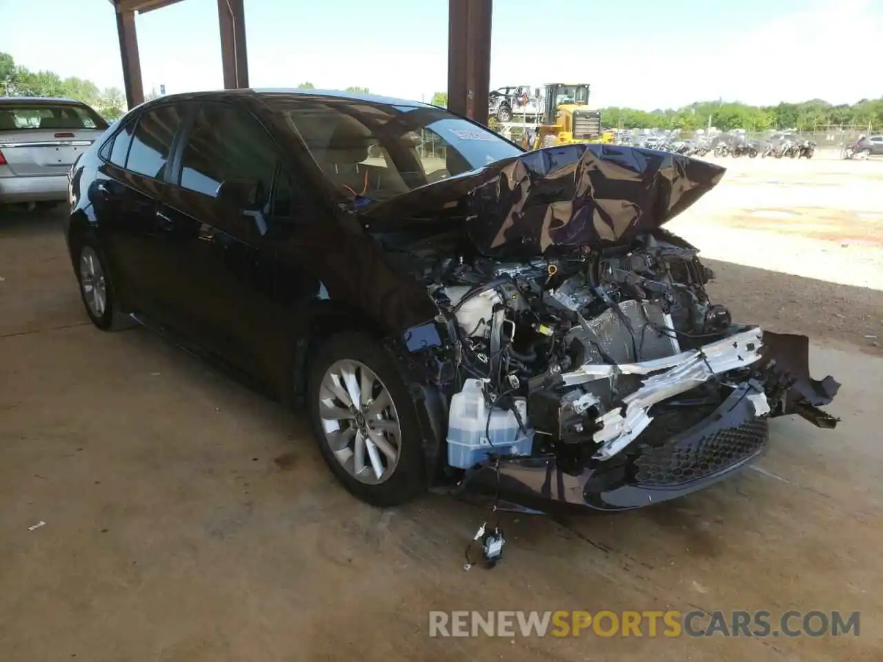 1 Photograph of a damaged car JTDVPMAE9MJ121757 TOYOTA COROLLA 2021