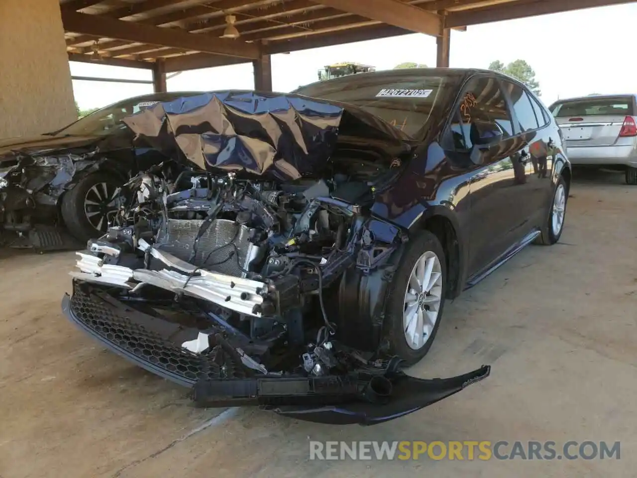 2 Photograph of a damaged car JTDVPMAE9MJ121757 TOYOTA COROLLA 2021