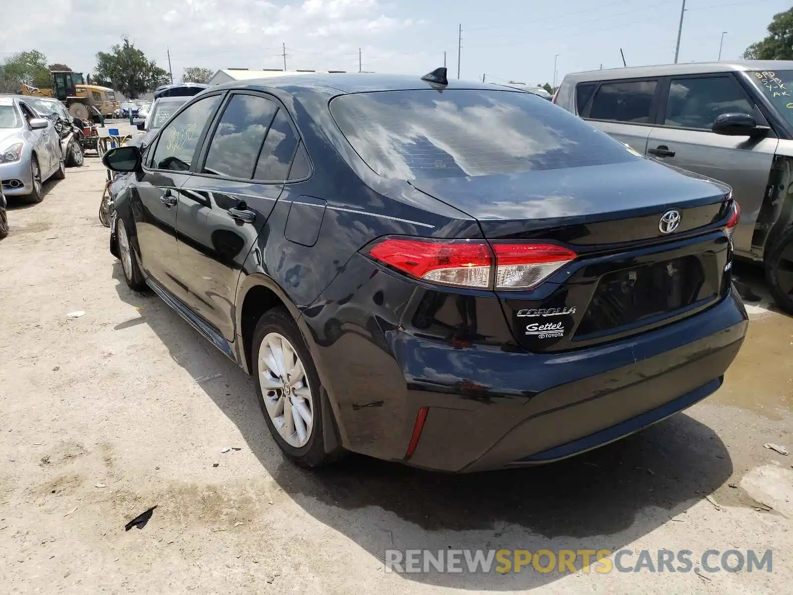 3 Photograph of a damaged car JTDVPMAE9MJ122522 TOYOTA COROLLA 2021