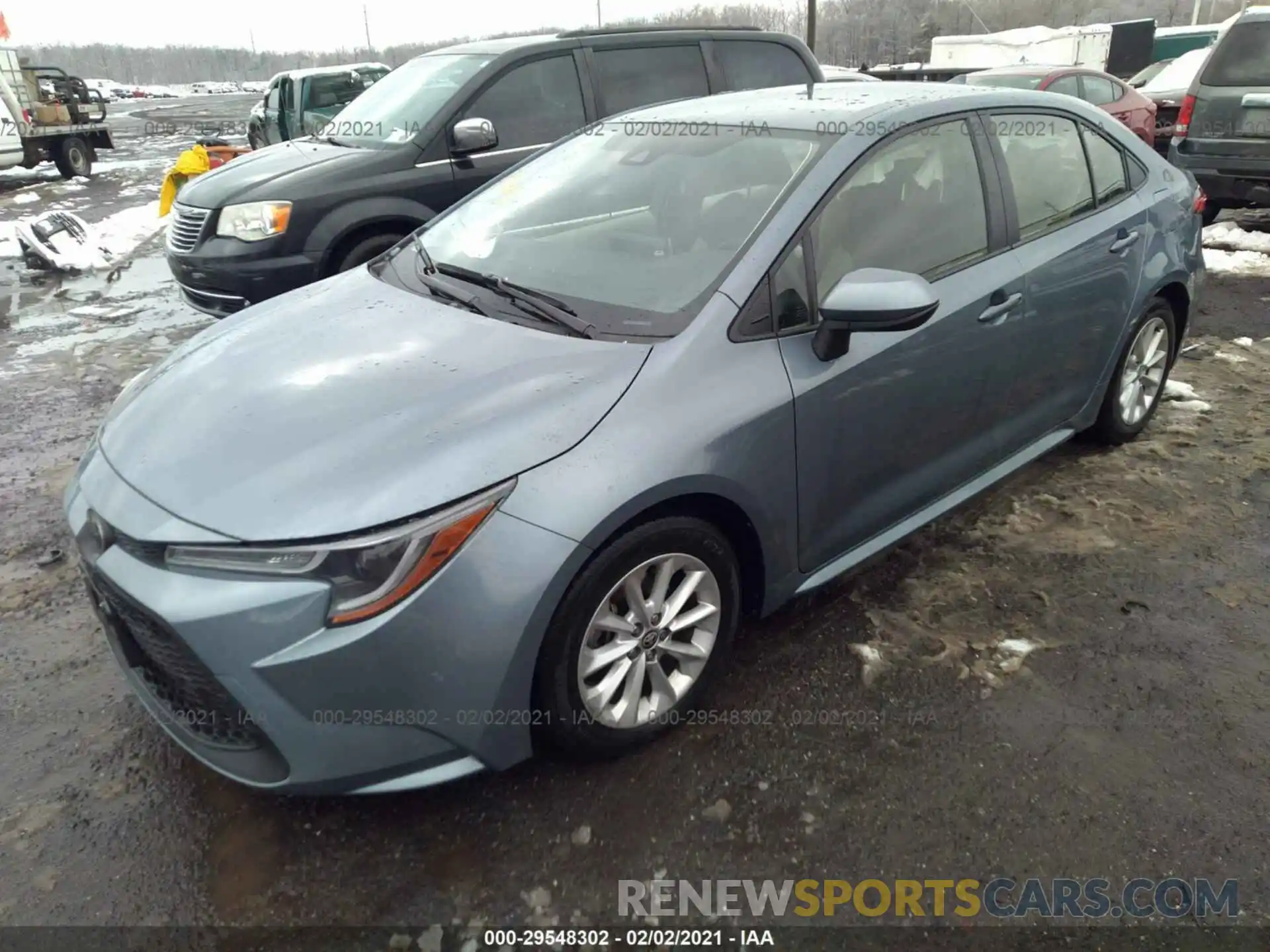 2 Photograph of a damaged car JTDVPMAE9MJ128210 TOYOTA COROLLA 2021