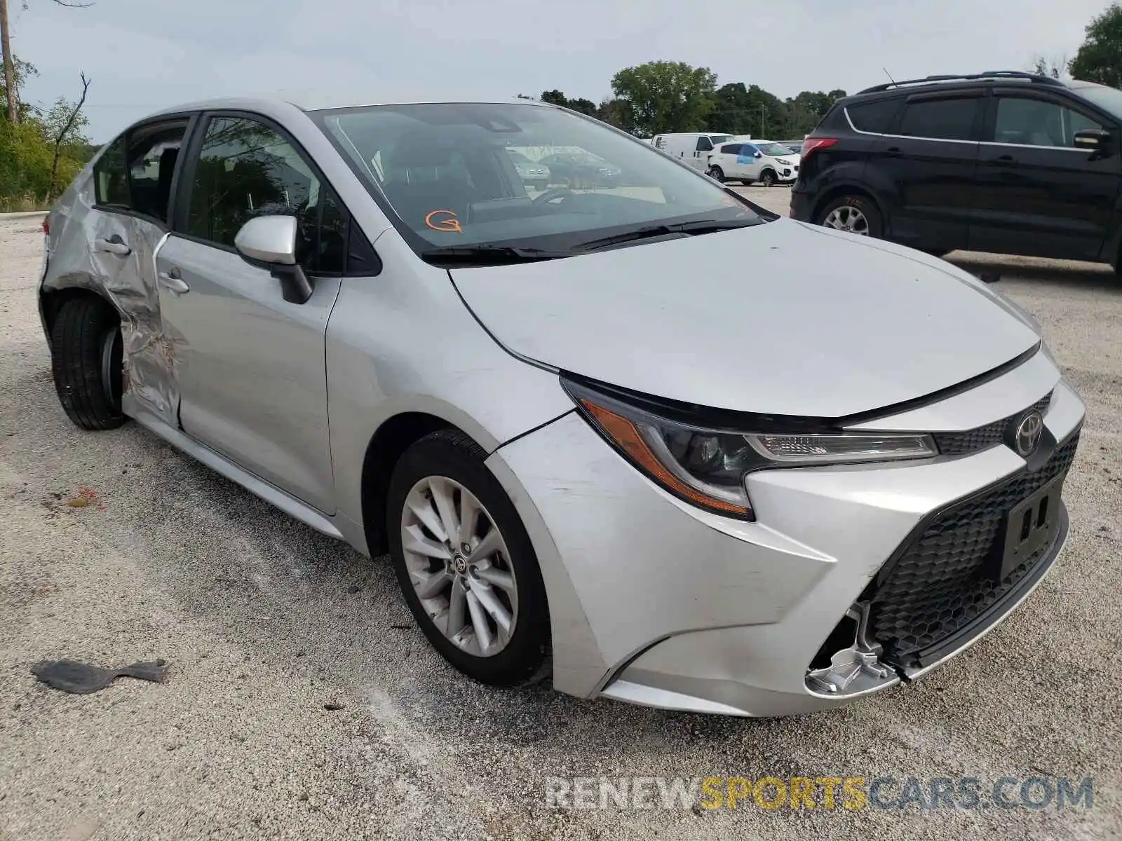 1 Photograph of a damaged car JTDVPMAE9MJ128949 TOYOTA COROLLA 2021