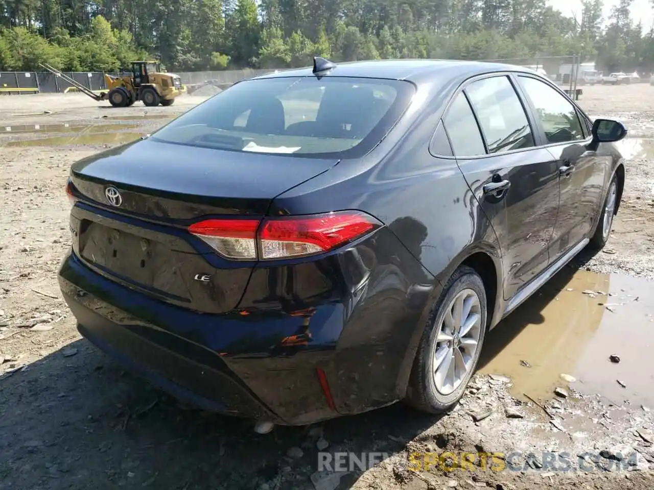 4 Photograph of a damaged car JTDVPMAE9MJ145895 TOYOTA COROLLA 2021