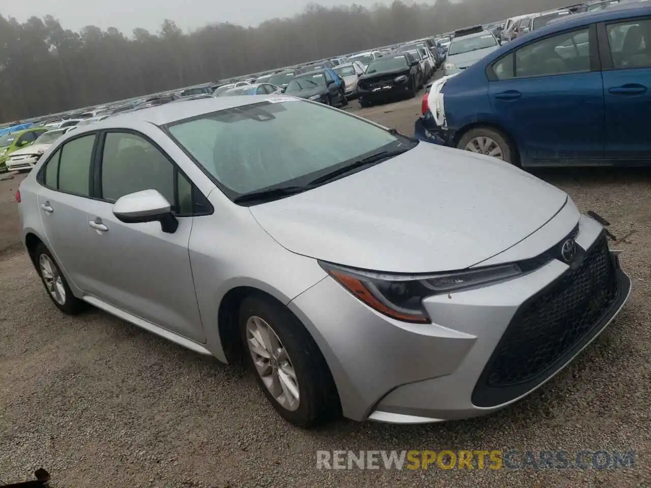 1 Photograph of a damaged car JTDVPMAE9MJ148764 TOYOTA COROLLA 2021