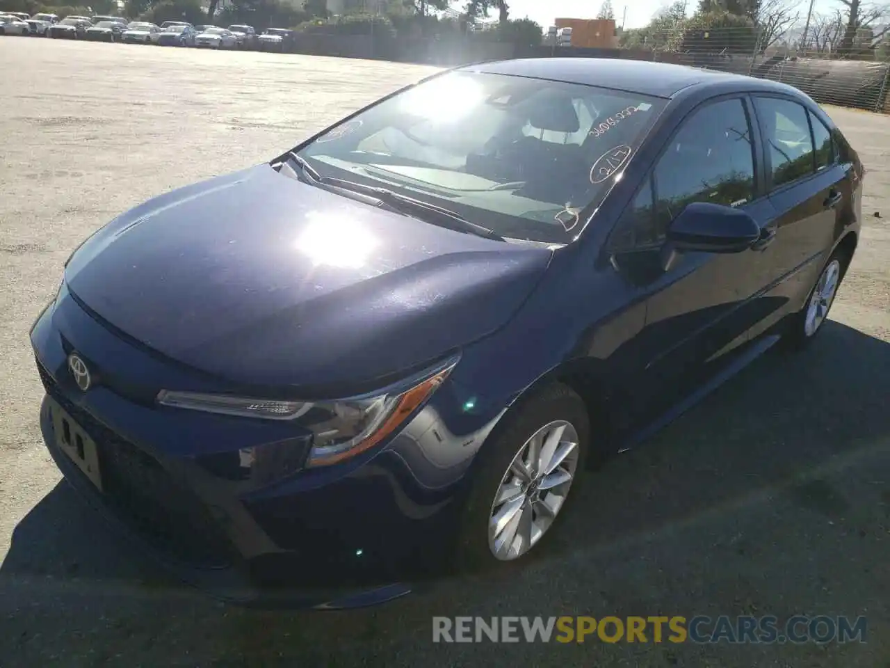 2 Photograph of a damaged car JTDVPMAE9MJ159103 TOYOTA COROLLA 2021