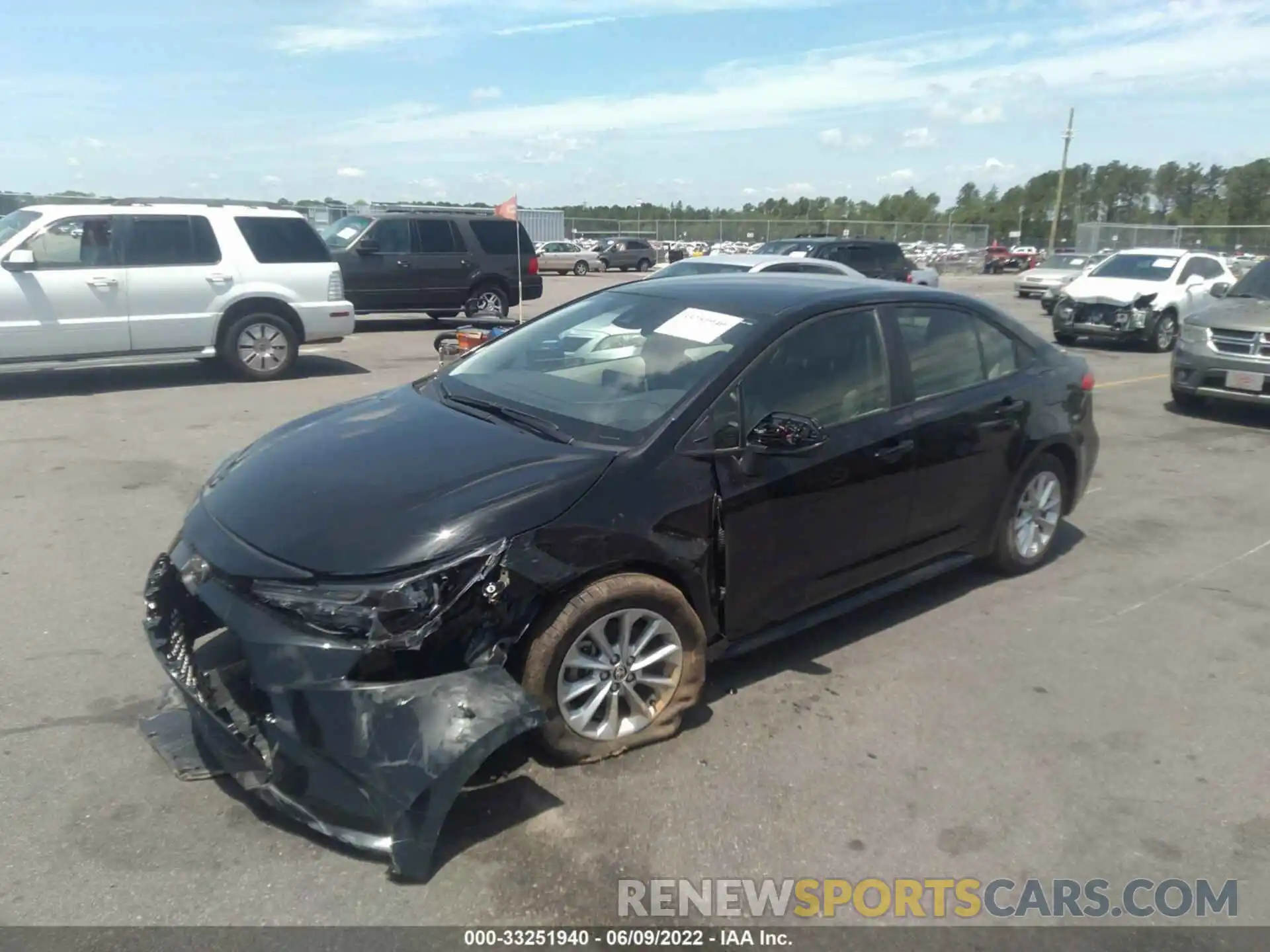 2 Photograph of a damaged car JTDVPMAE9MJ163894 TOYOTA COROLLA 2021