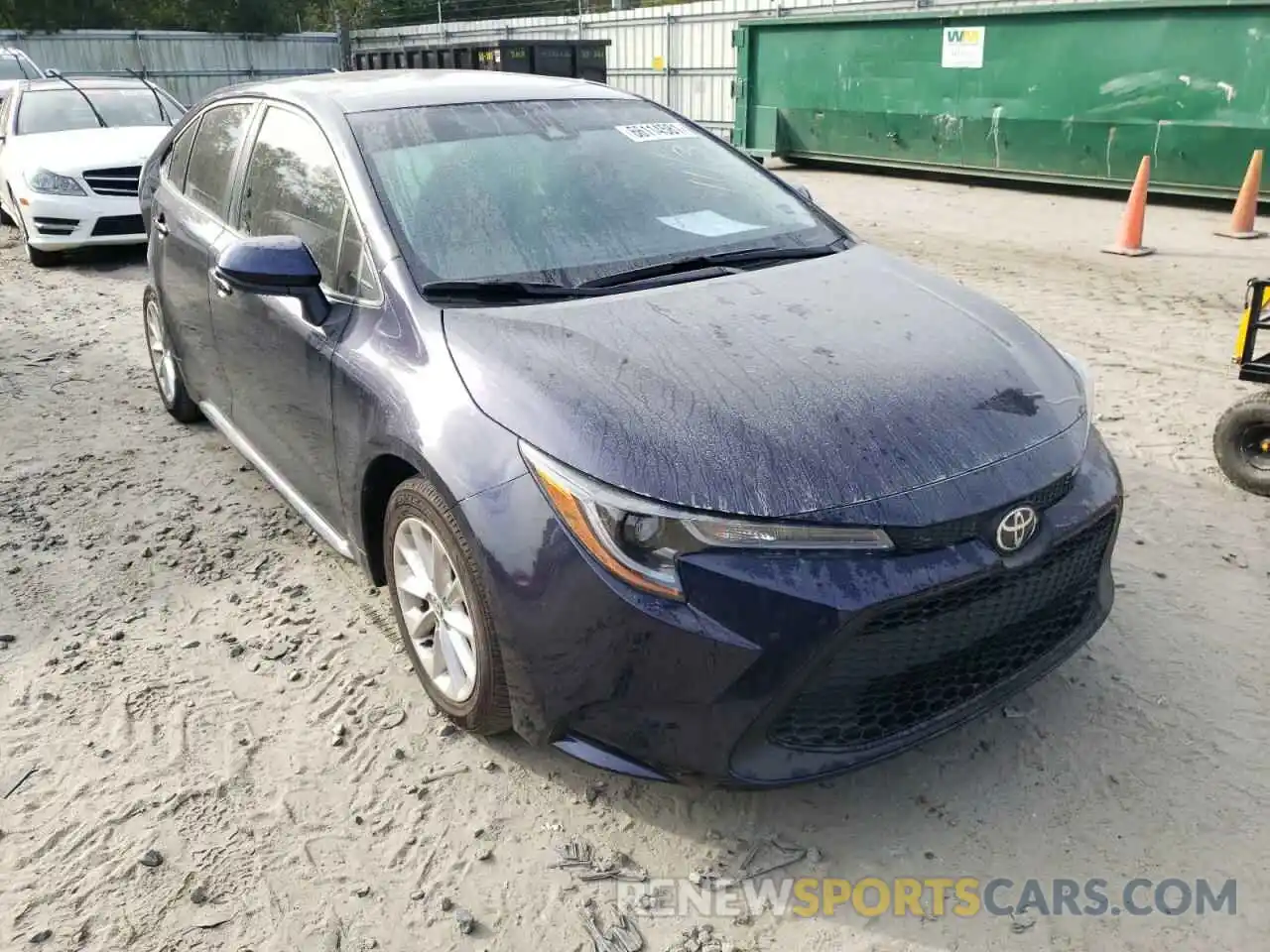 1 Photograph of a damaged car JTDVPMAE9MJ175818 TOYOTA COROLLA 2021