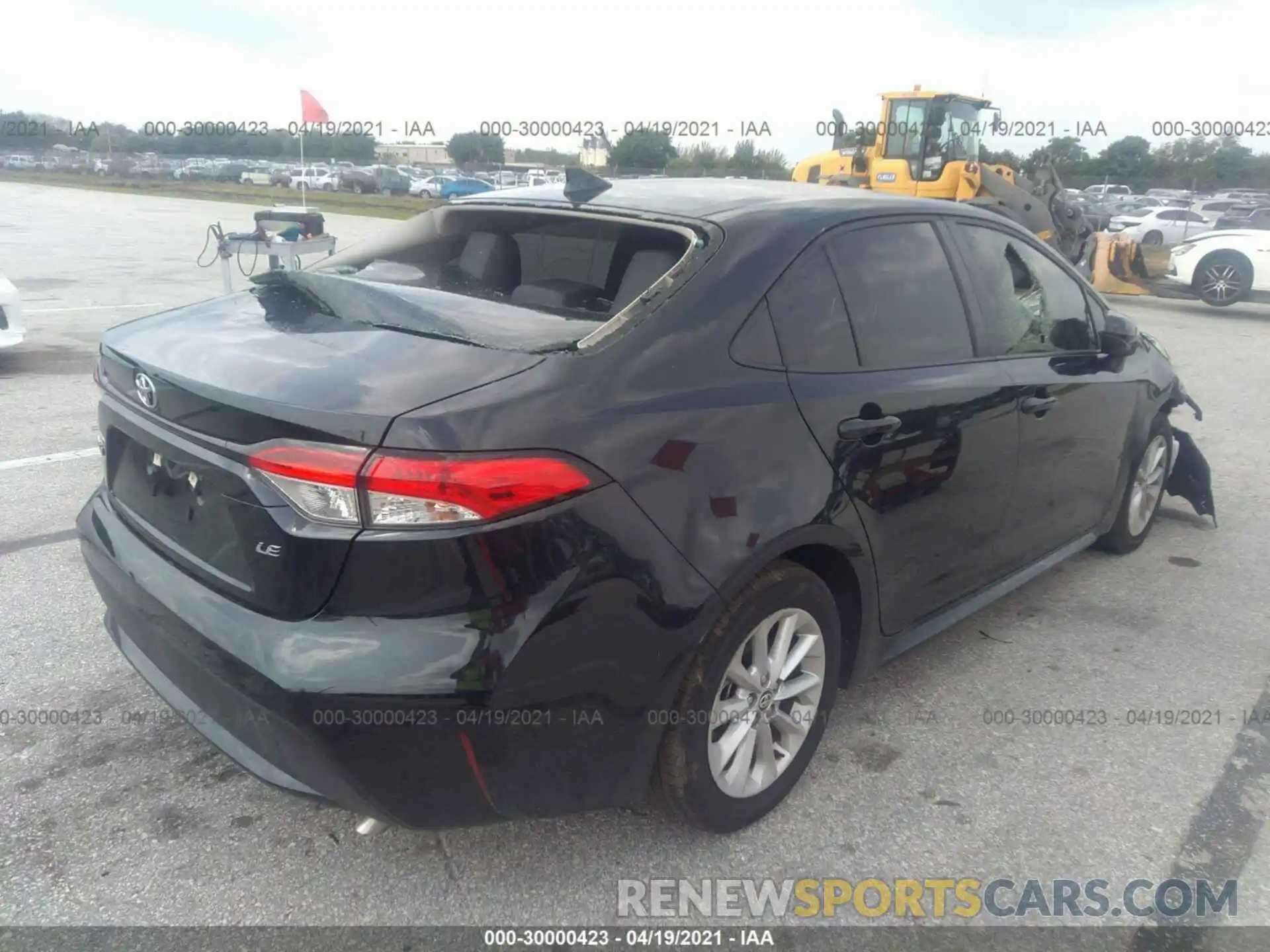 4 Photograph of a damaged car JTDVPMAEXMJ120049 TOYOTA COROLLA 2021