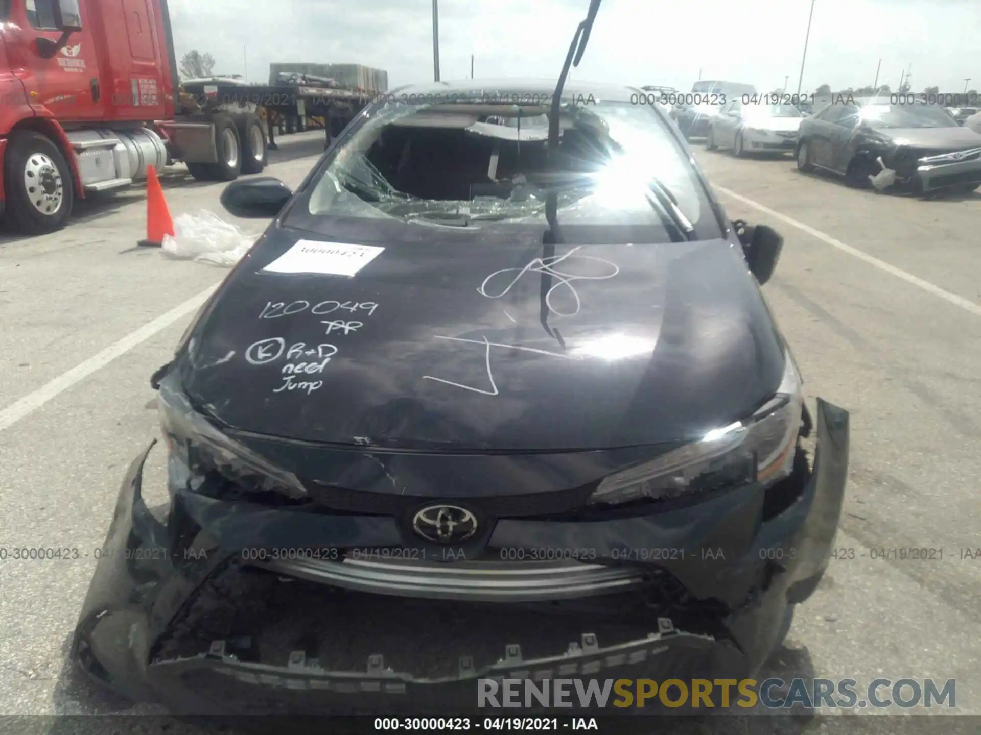 6 Photograph of a damaged car JTDVPMAEXMJ120049 TOYOTA COROLLA 2021