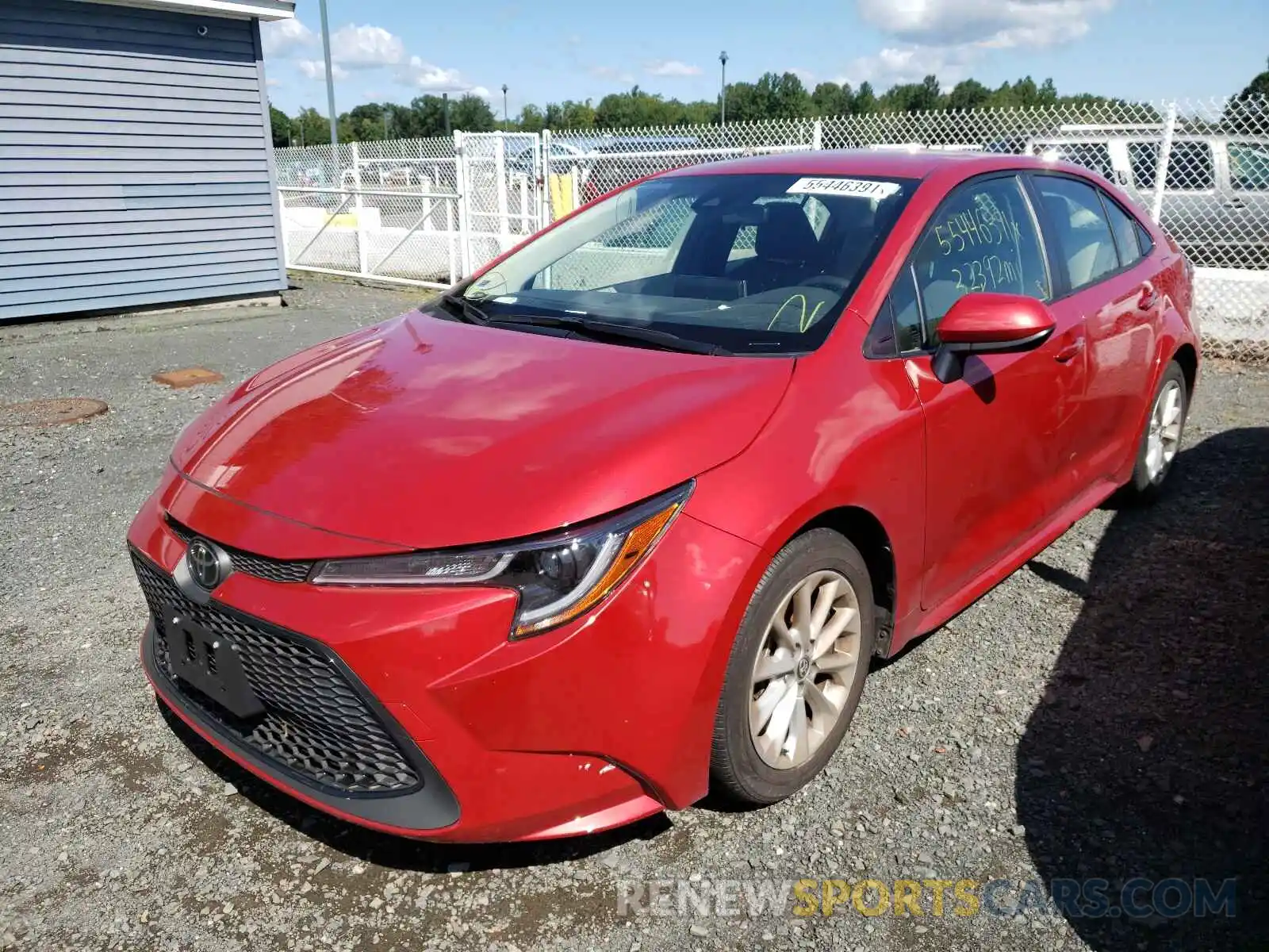 2 Photograph of a damaged car JTDVPMAEXMJ121363 TOYOTA COROLLA 2021