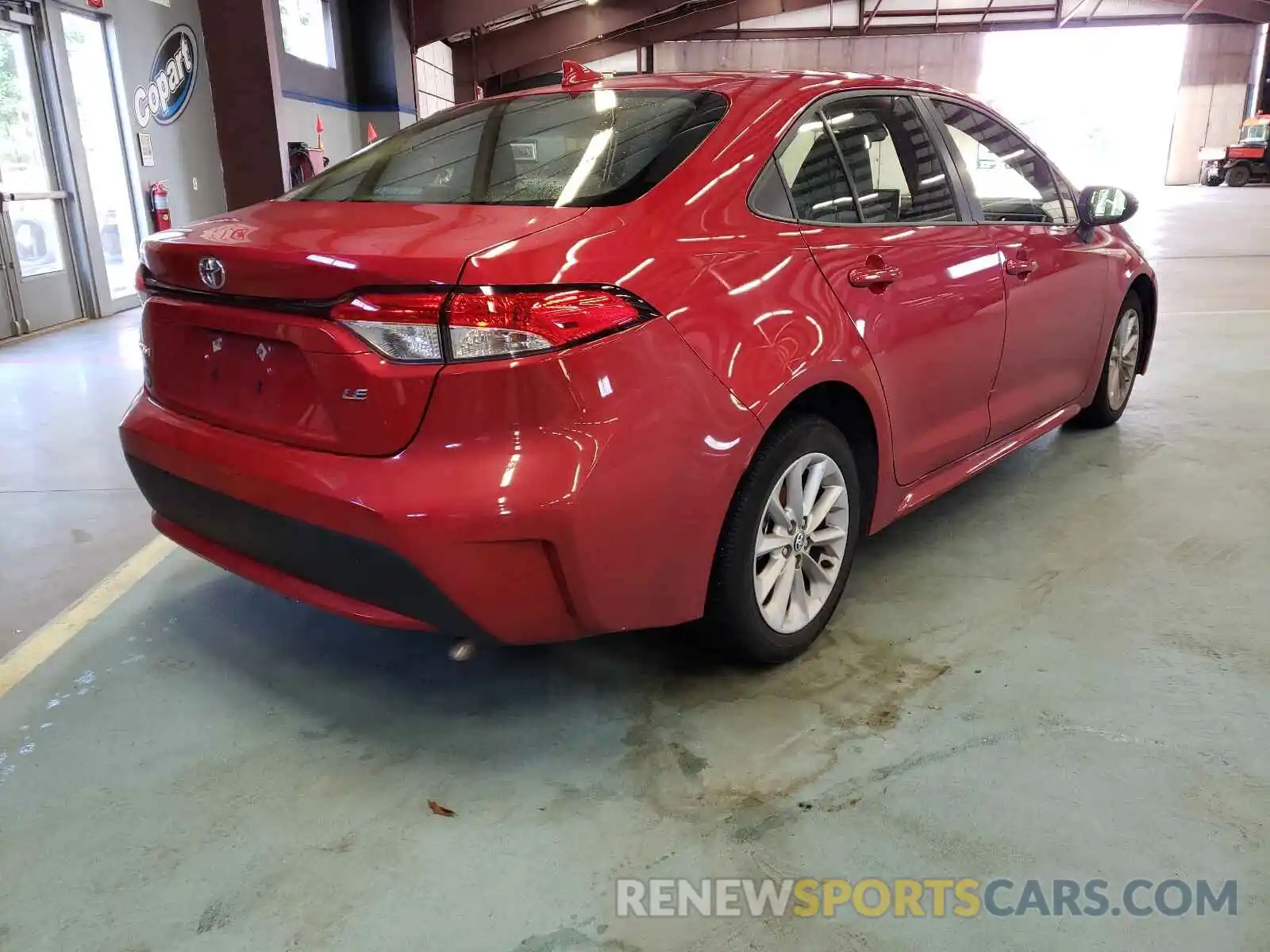 4 Photograph of a damaged car JTDVPMAEXMJ121363 TOYOTA COROLLA 2021