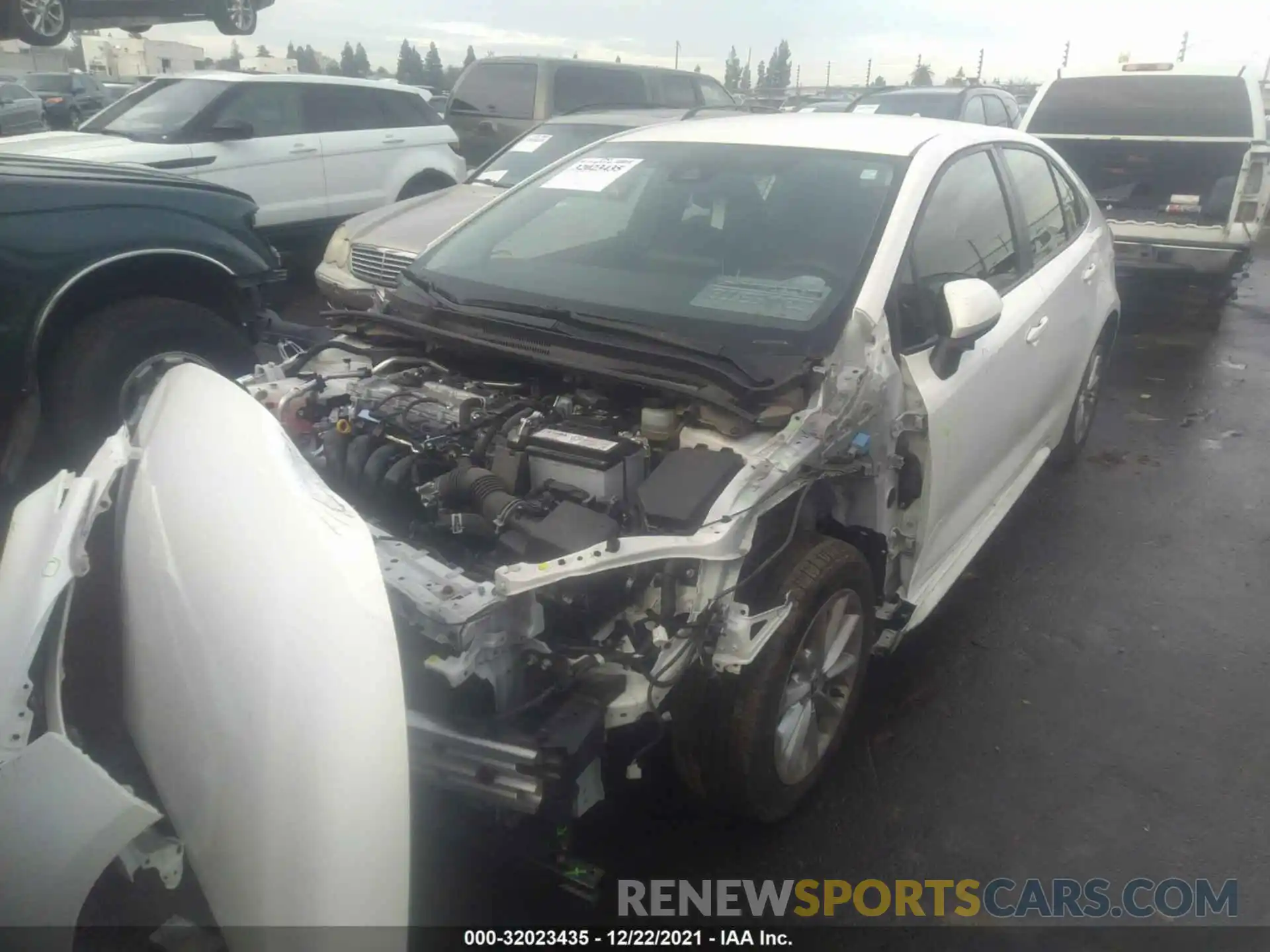 2 Photograph of a damaged car JTDVPMAEXMJ128992 TOYOTA COROLLA 2021