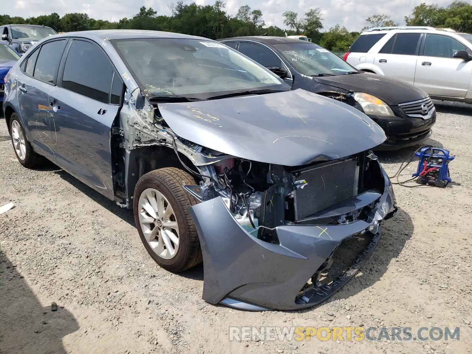 1 Photograph of a damaged car JTDVPMAEXMJ129155 TOYOTA COROLLA 2021