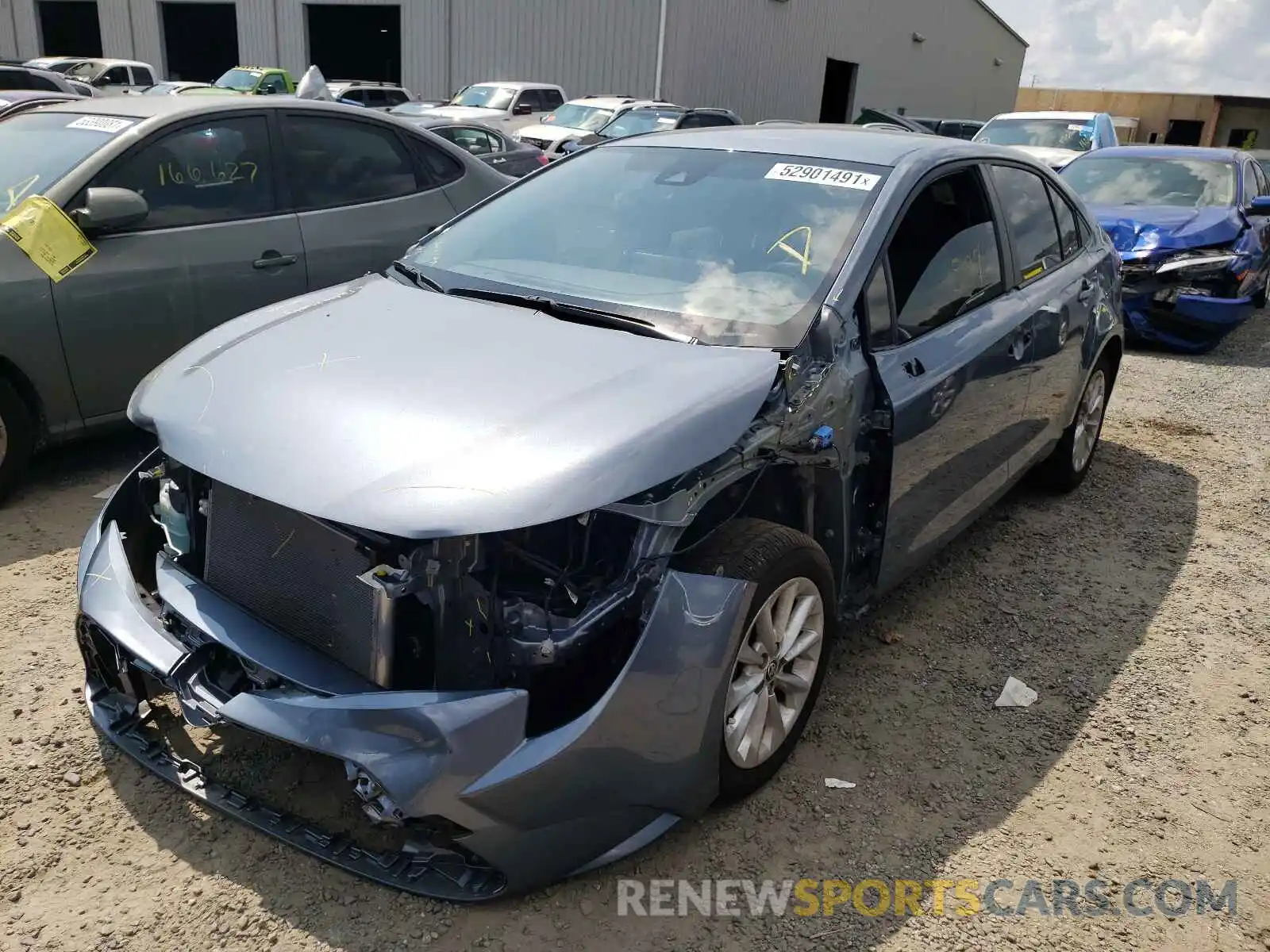 2 Photograph of a damaged car JTDVPMAEXMJ129155 TOYOTA COROLLA 2021