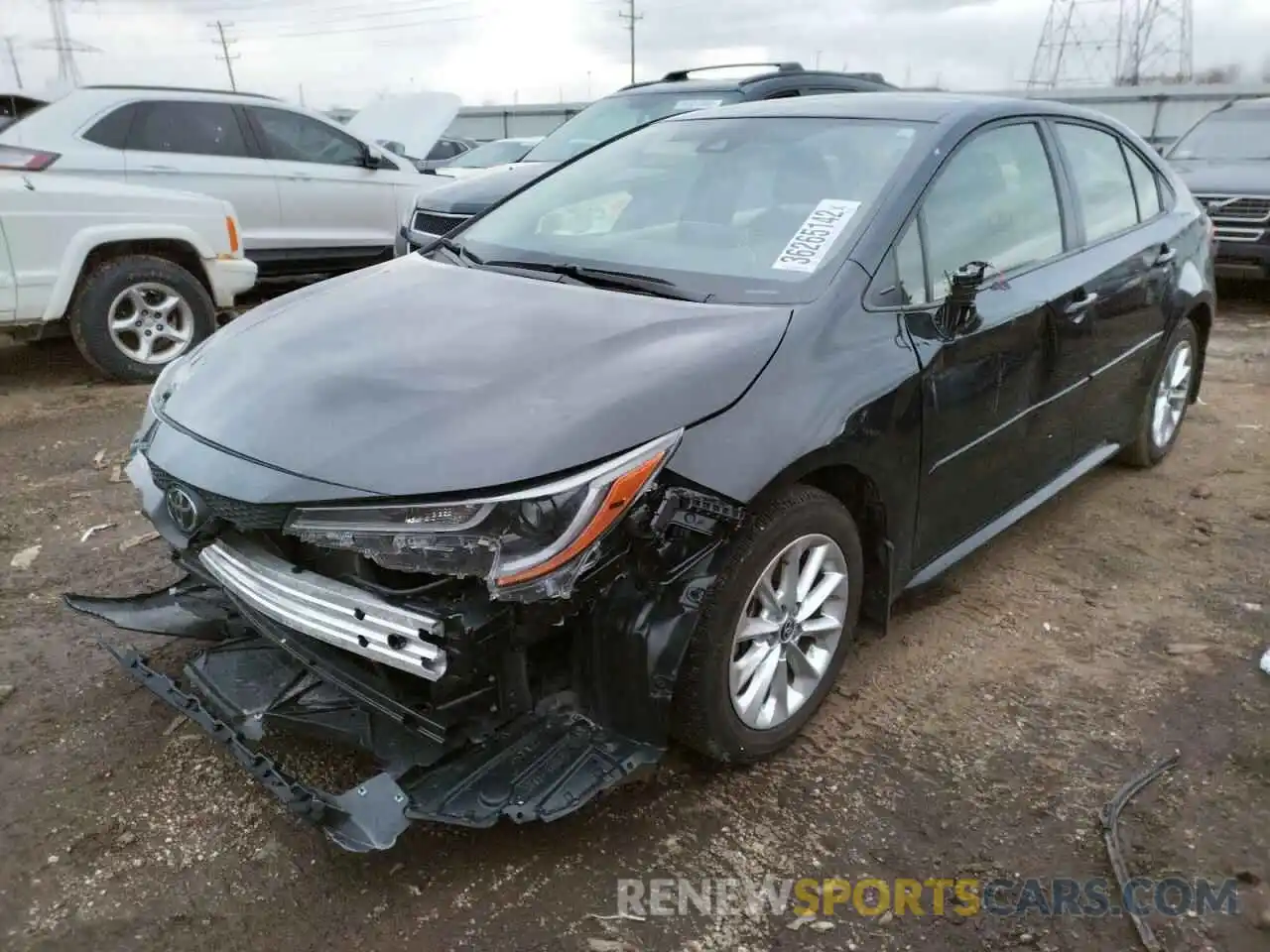 2 Photograph of a damaged car JTDVPMAEXMJ132458 TOYOTA COROLLA 2021