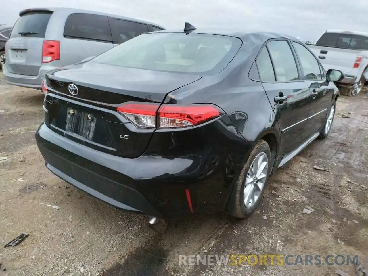 4 Photograph of a damaged car JTDVPMAEXMJ132458 TOYOTA COROLLA 2021