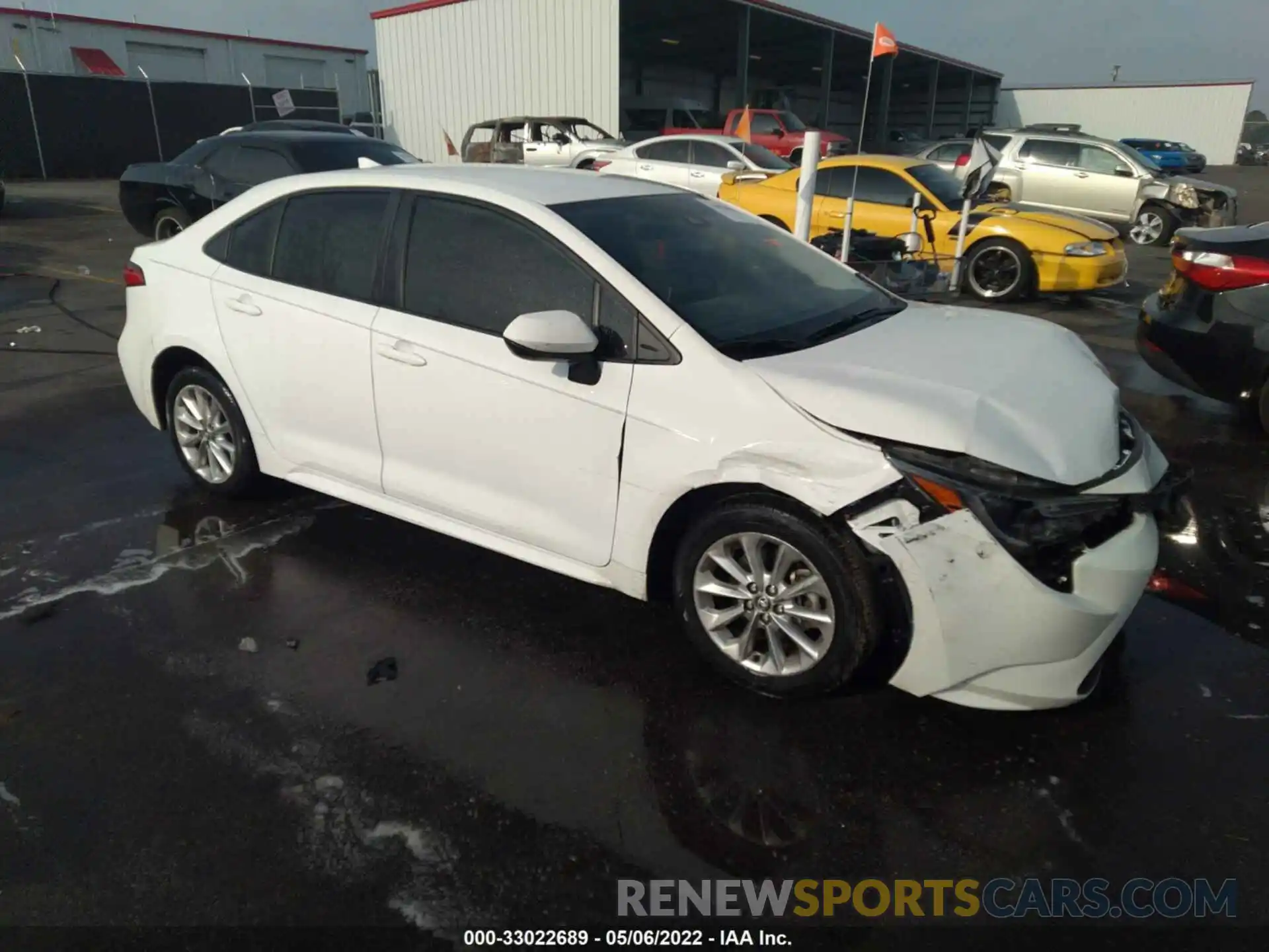 1 Photograph of a damaged car JTDVPMAEXMJ142620 TOYOTA COROLLA 2021