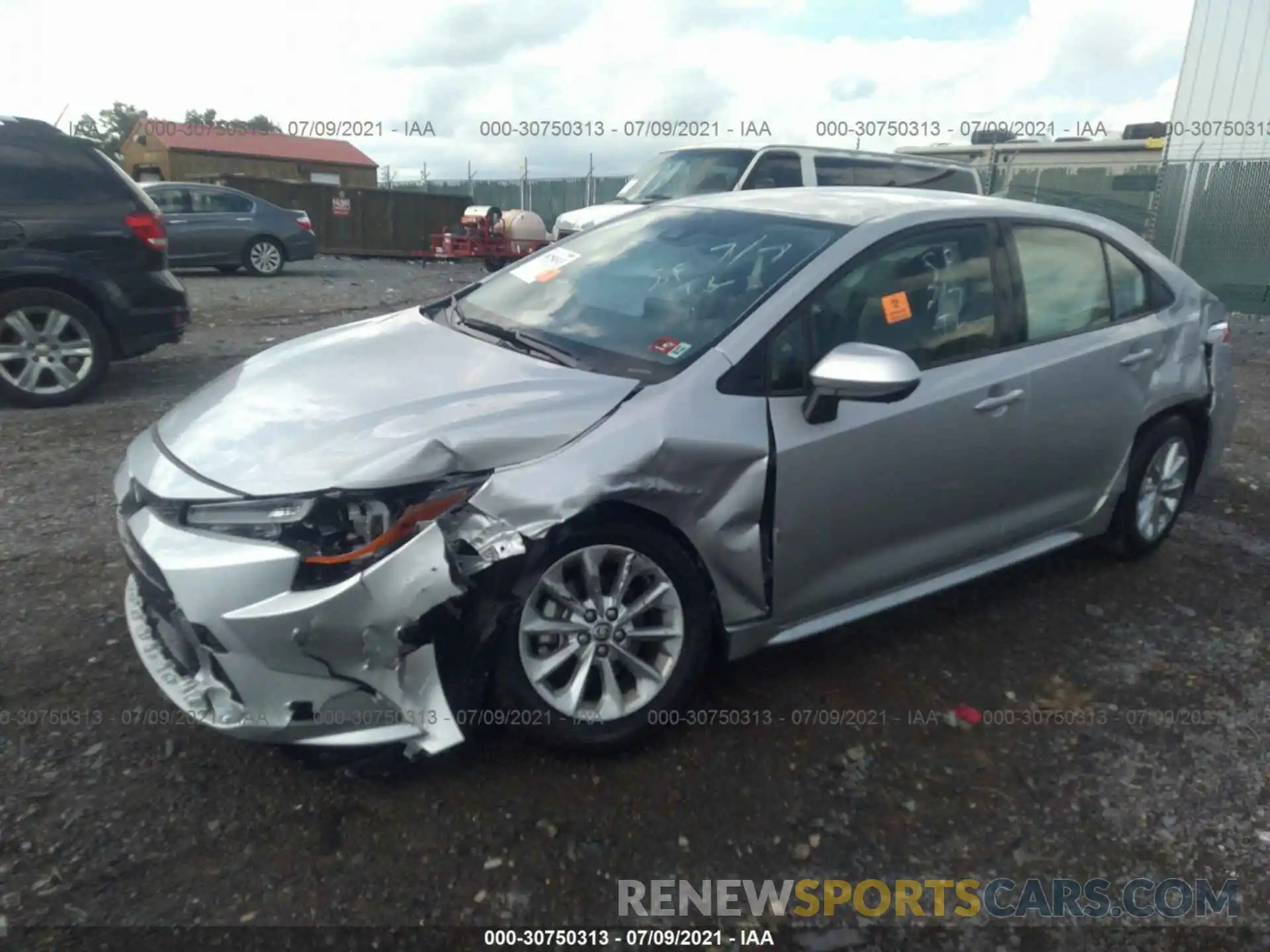 2 Photograph of a damaged car JTDVPMAEXMJ148577 TOYOTA COROLLA 2021