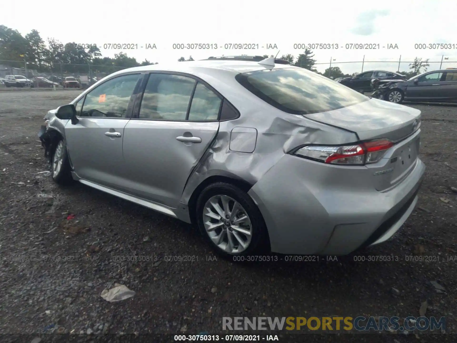 3 Photograph of a damaged car JTDVPMAEXMJ148577 TOYOTA COROLLA 2021