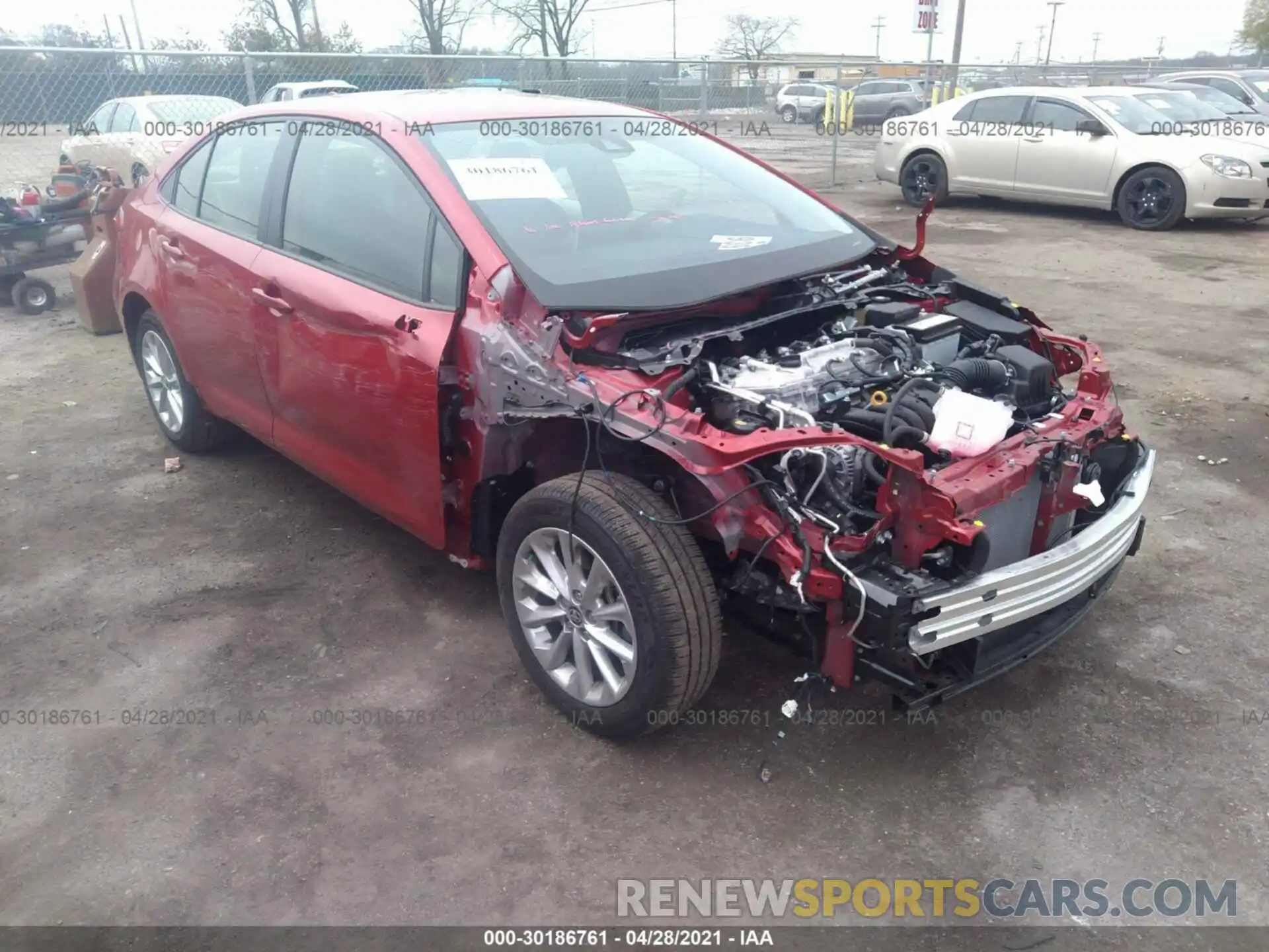 6 Photograph of a damaged car JTDVPMAEXMJ150247 TOYOTA COROLLA 2021