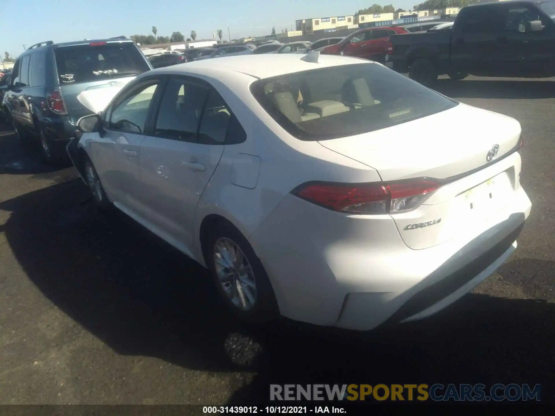 3 Photograph of a damaged car JTDVPMAEXMJ160115 TOYOTA COROLLA 2021