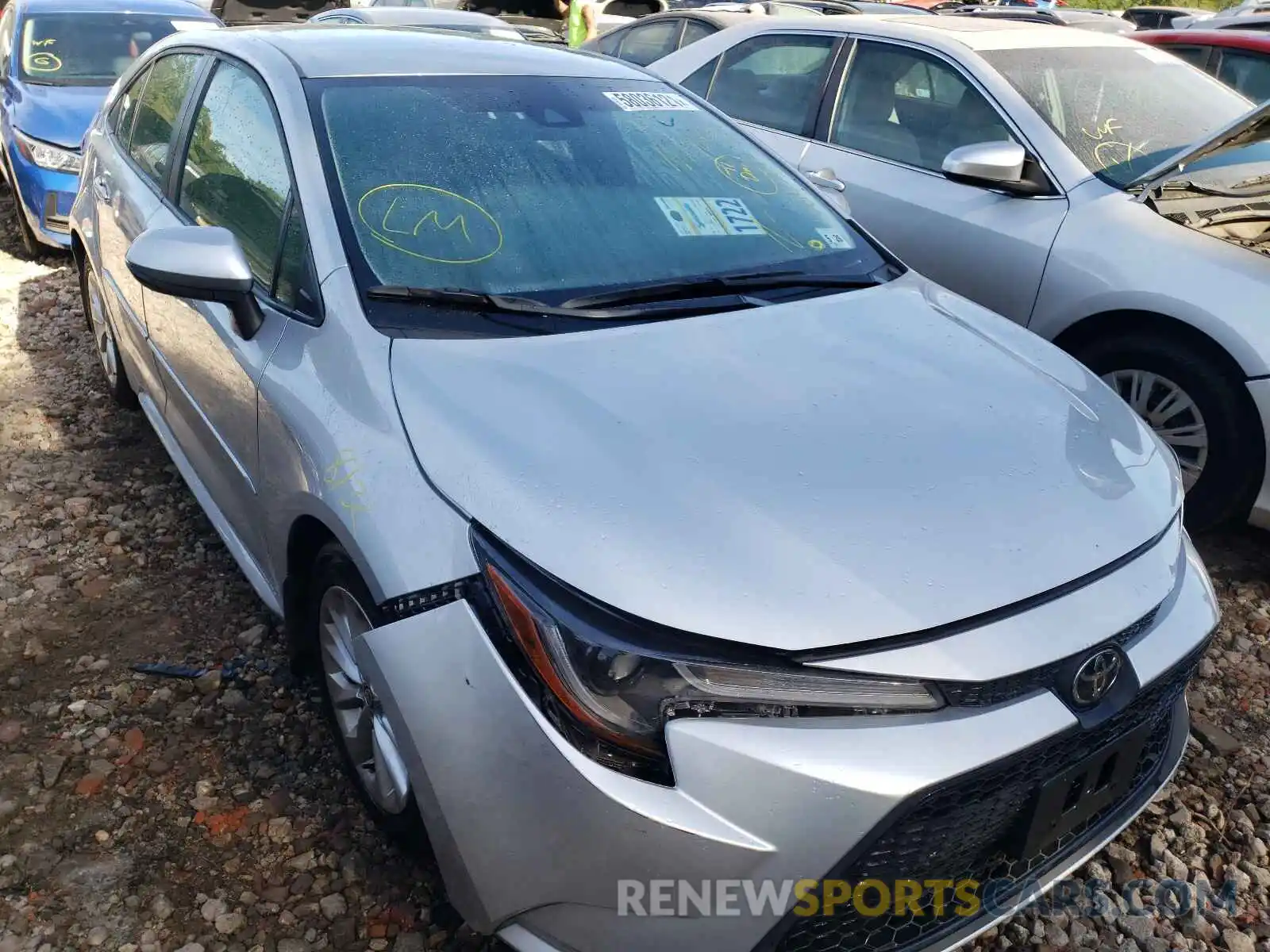 1 Photograph of a damaged car JTDVPMAEXMJ179568 TOYOTA COROLLA 2021