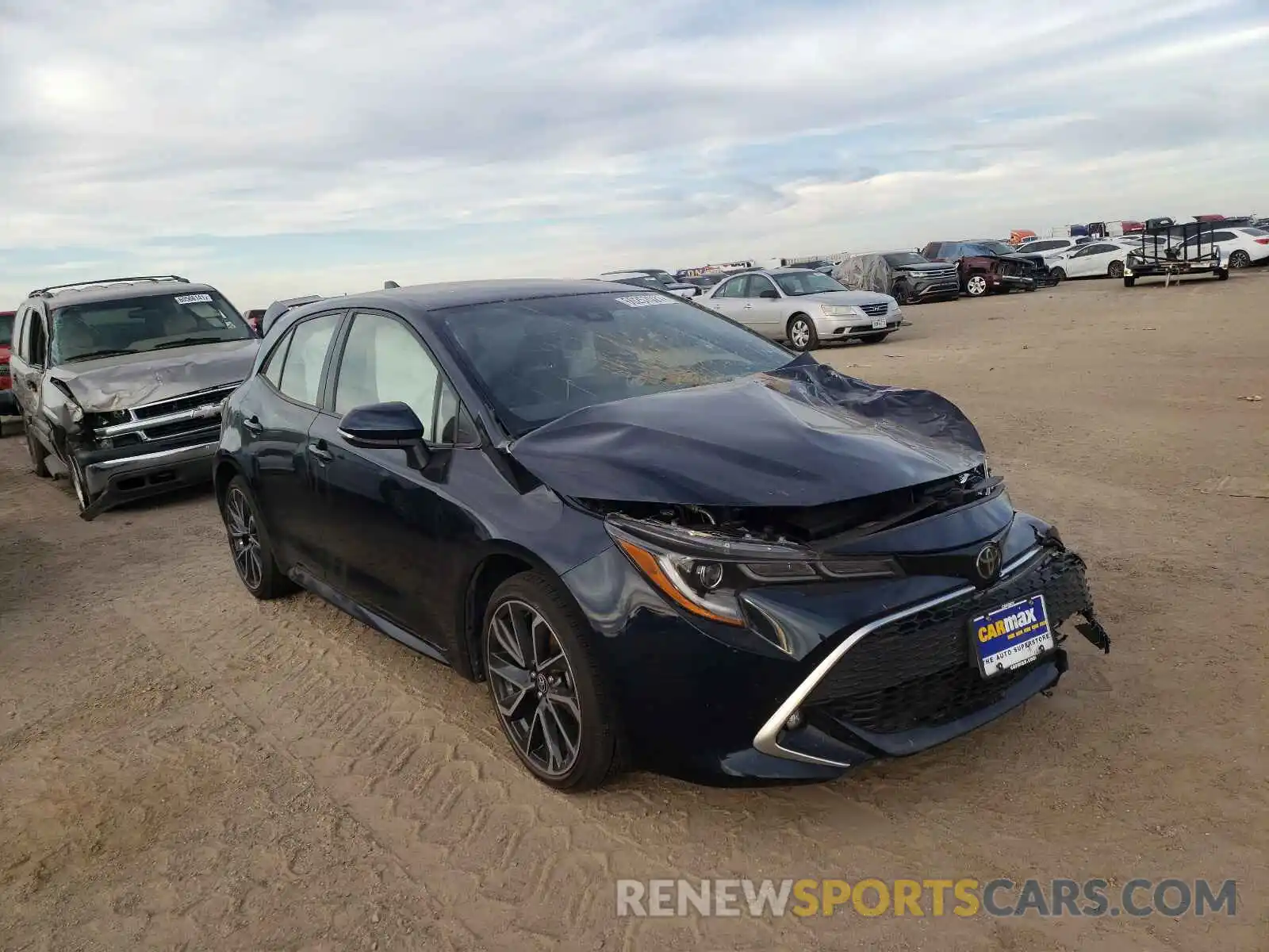 1 Photograph of a damaged car JTNA4MBE0M3108336 TOYOTA COROLLA 2021