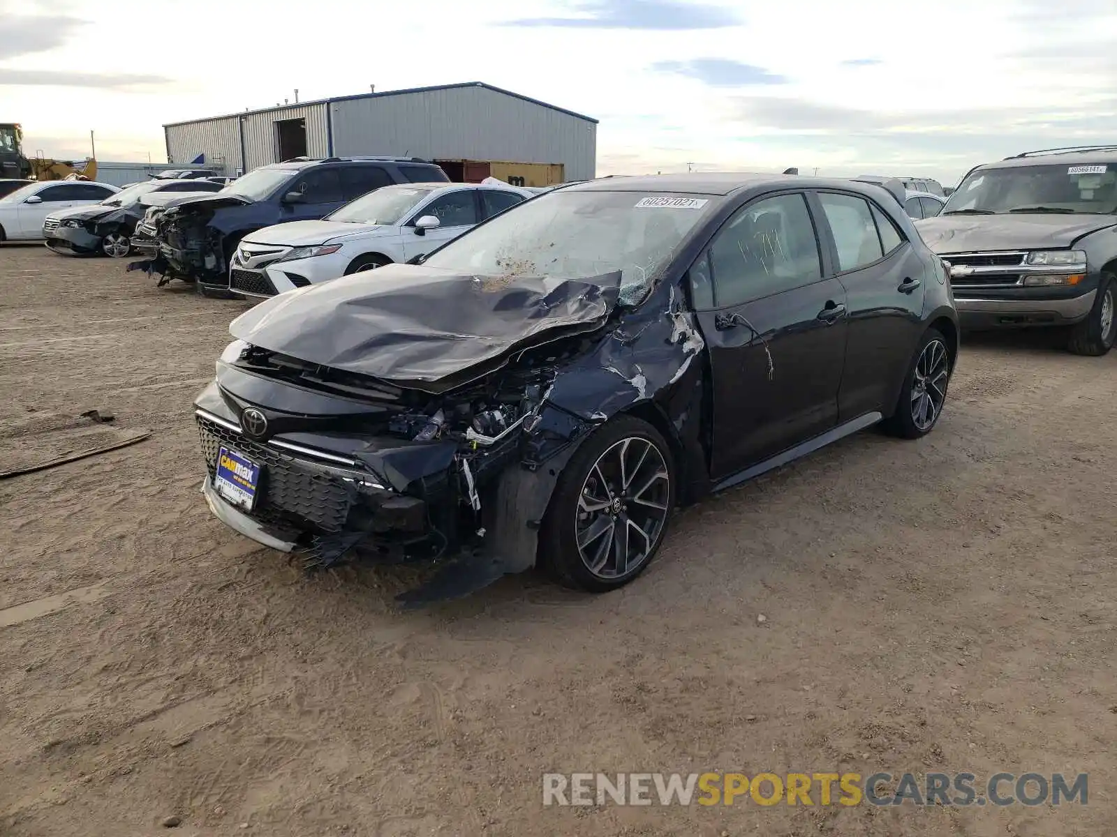 2 Photograph of a damaged car JTNA4MBE0M3108336 TOYOTA COROLLA 2021