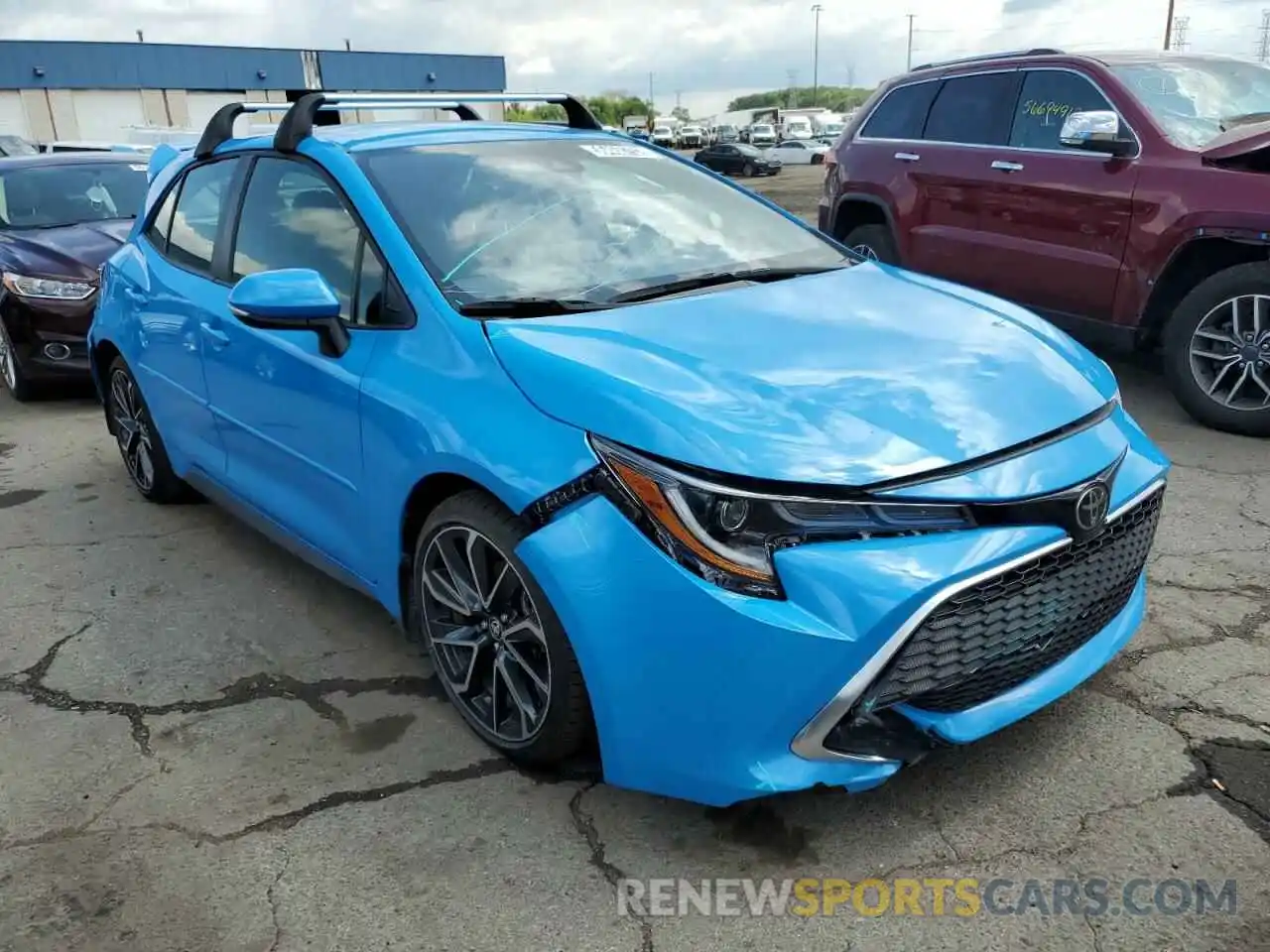 1 Photograph of a damaged car JTNA4MBE0M3109258 TOYOTA COROLLA 2021