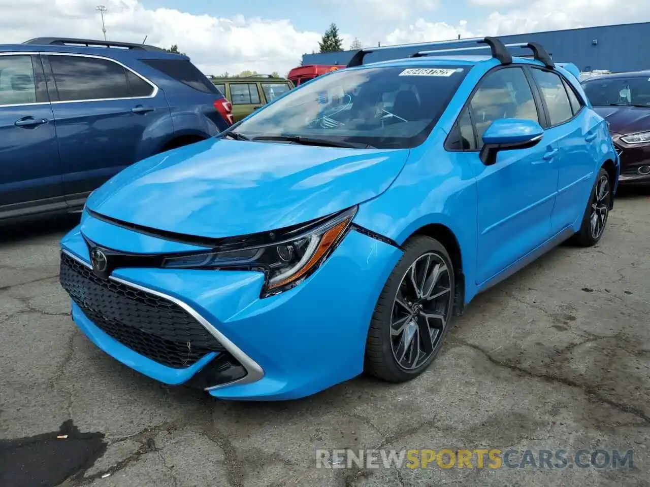 2 Photograph of a damaged car JTNA4MBE0M3109258 TOYOTA COROLLA 2021