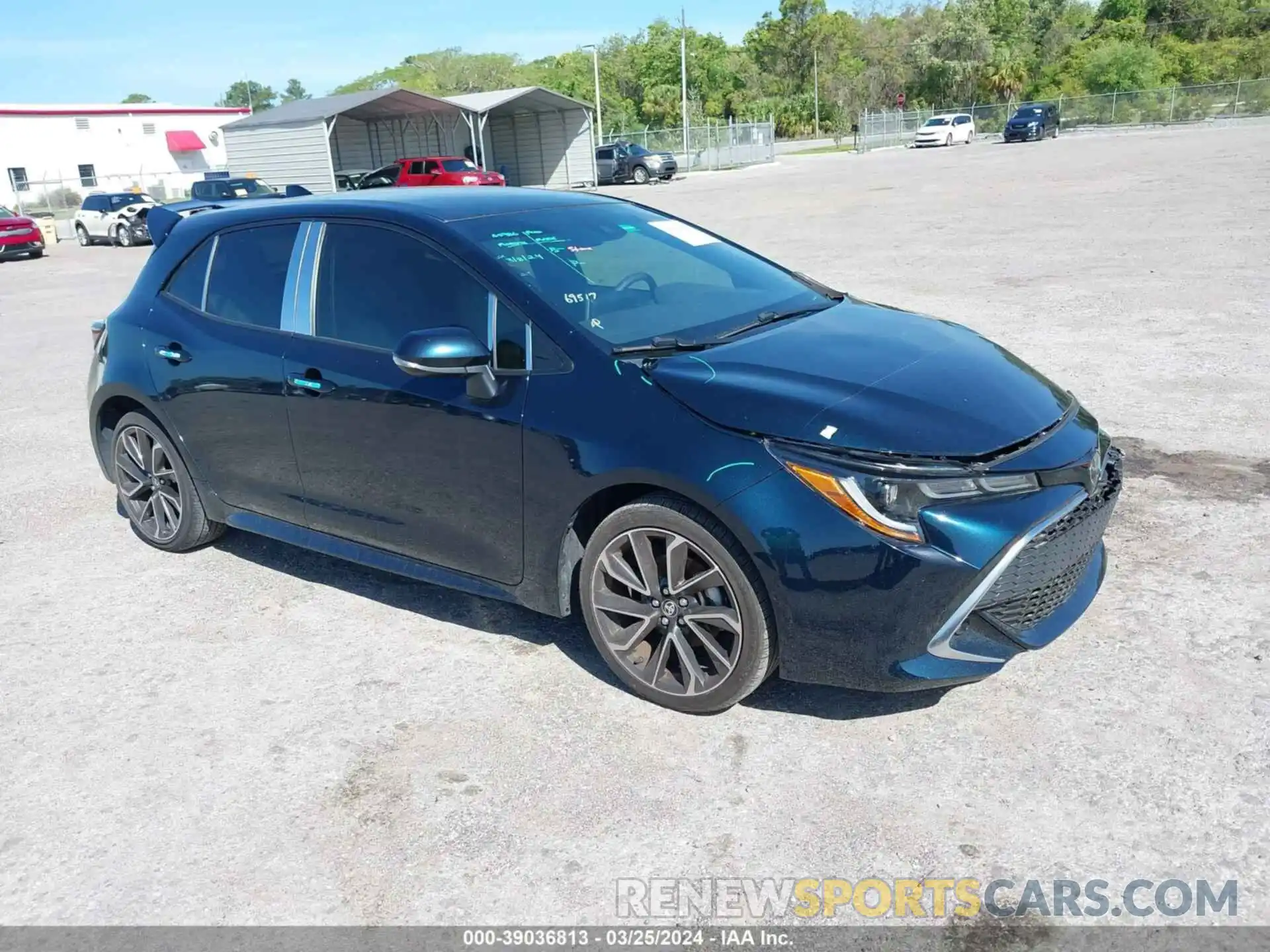 1 Photograph of a damaged car JTNA4MBE0M3146357 TOYOTA COROLLA 2021