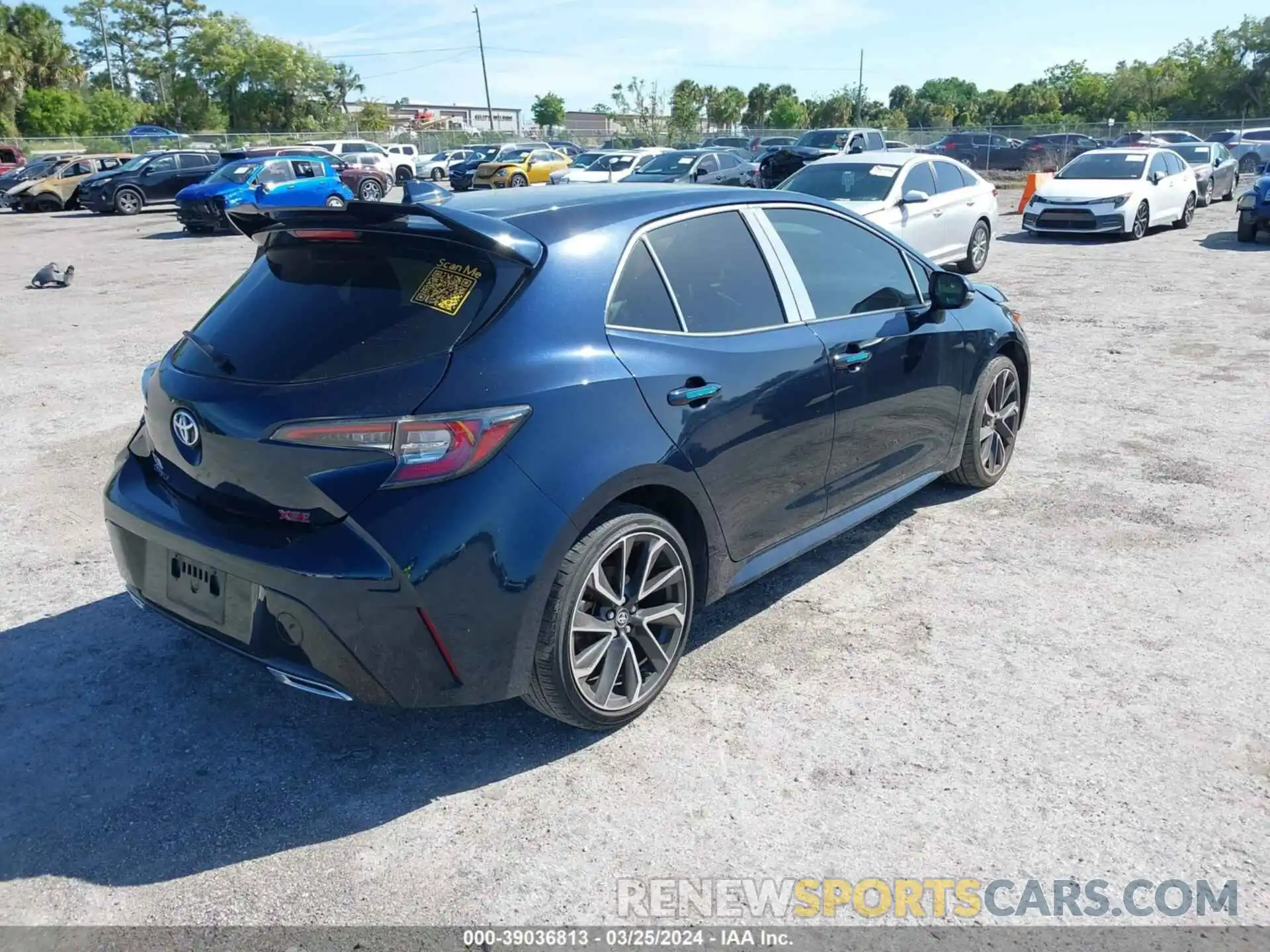 4 Photograph of a damaged car JTNA4MBE0M3146357 TOYOTA COROLLA 2021