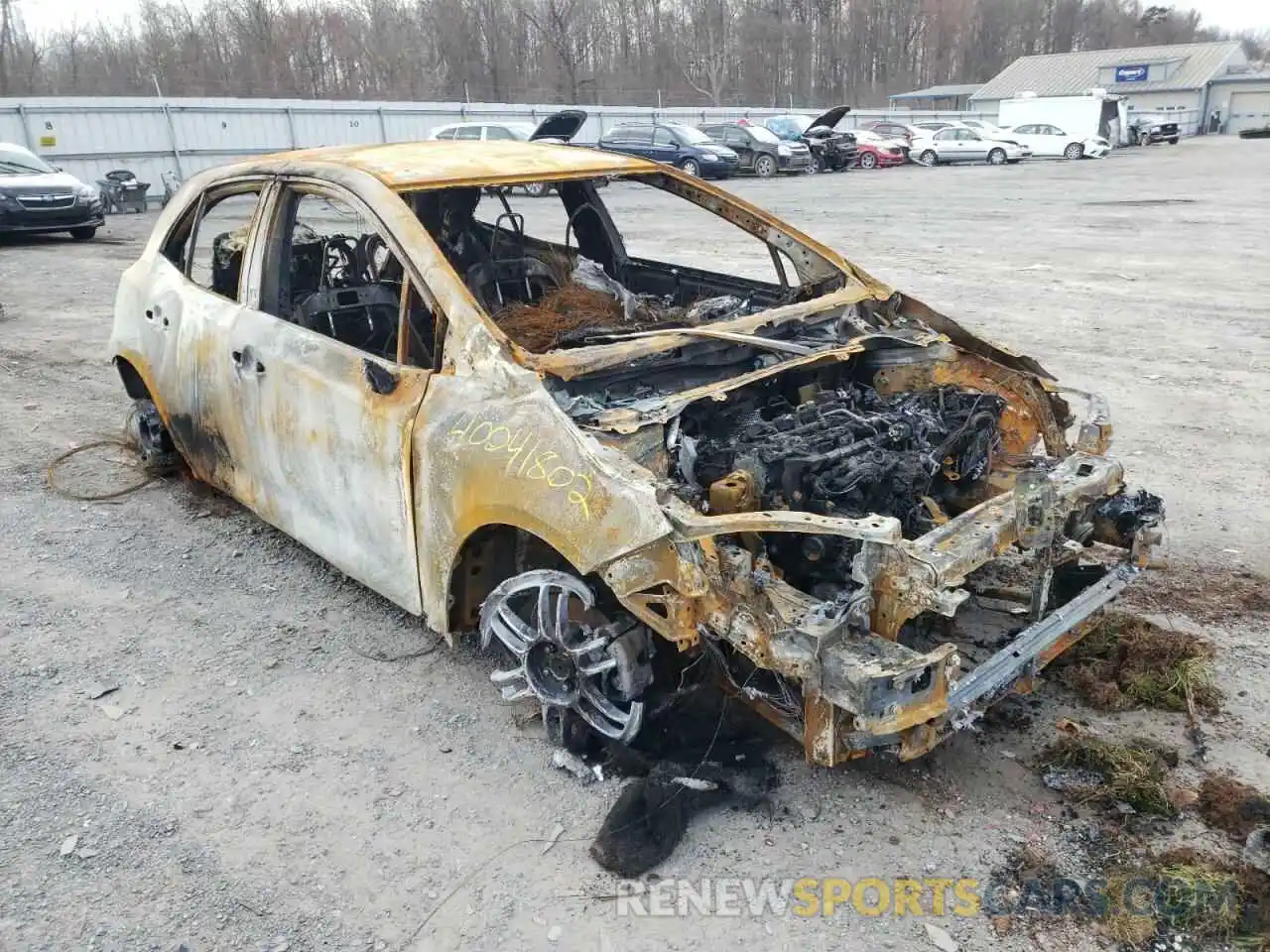 1 Photograph of a damaged car JTNA4MBE1M3107809 TOYOTA COROLLA 2021