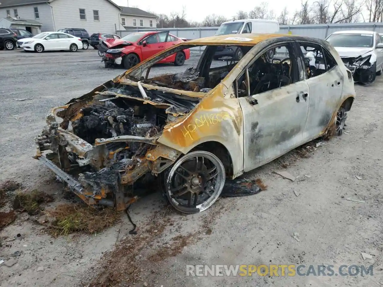 2 Photograph of a damaged car JTNA4MBE1M3107809 TOYOTA COROLLA 2021