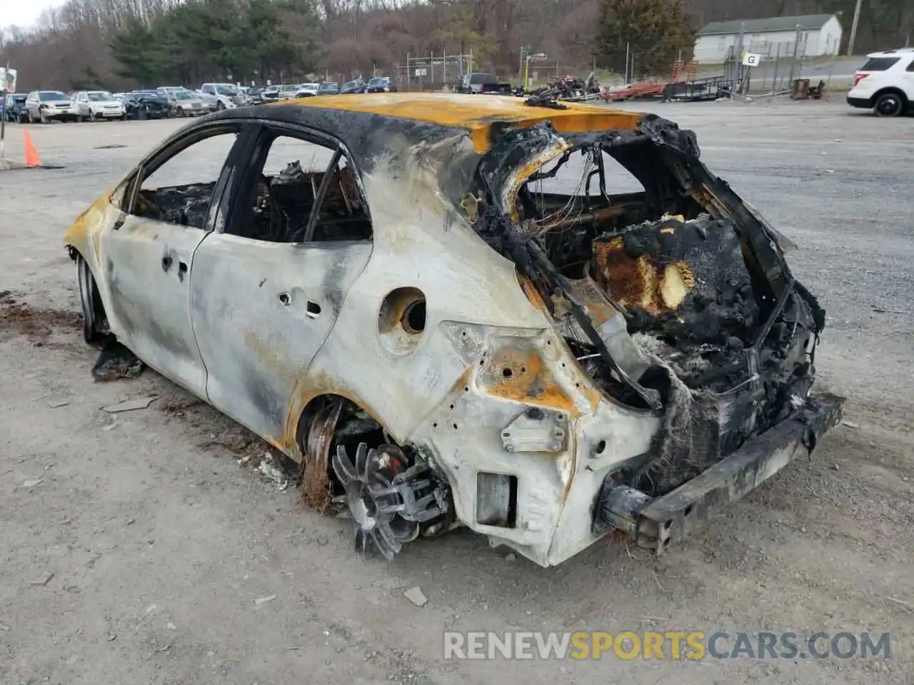 3 Photograph of a damaged car JTNA4MBE1M3107809 TOYOTA COROLLA 2021