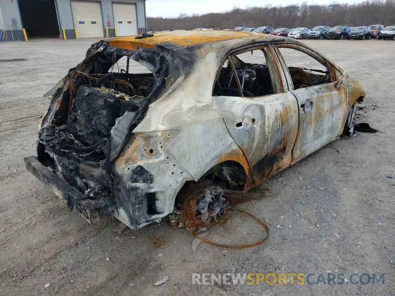 4 Photograph of a damaged car JTNA4MBE1M3107809 TOYOTA COROLLA 2021