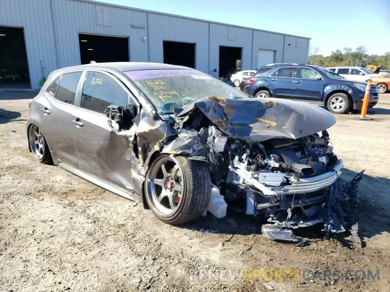 1 Photograph of a damaged car JTNA4MBE1M3130040 TOYOTA COROLLA 2021