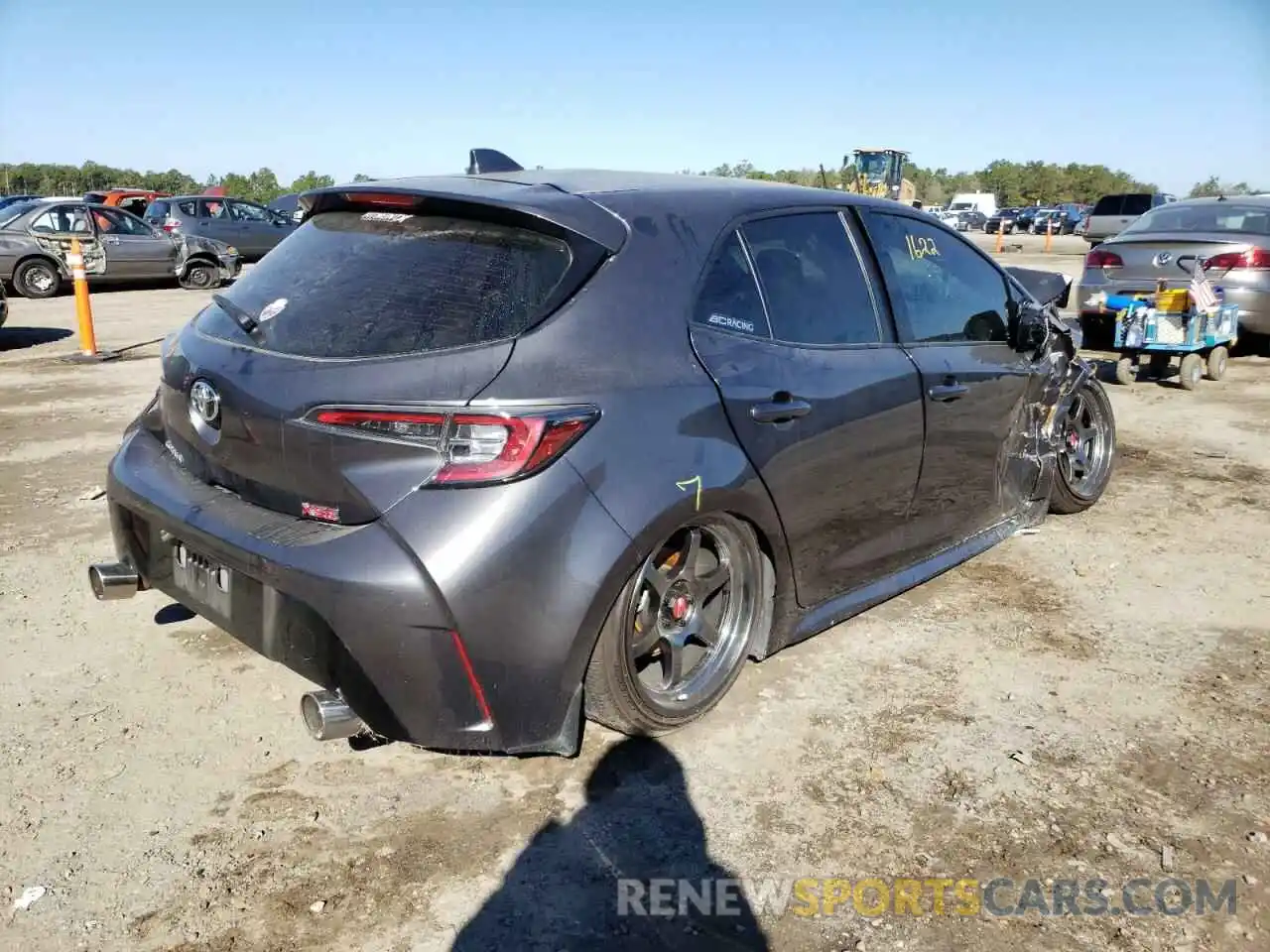 4 Photograph of a damaged car JTNA4MBE1M3130040 TOYOTA COROLLA 2021