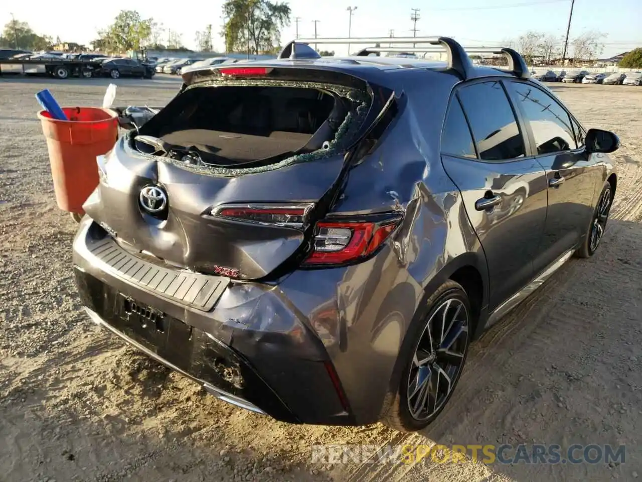 4 Photograph of a damaged car JTNA4MBE1M3132239 TOYOTA COROLLA 2021