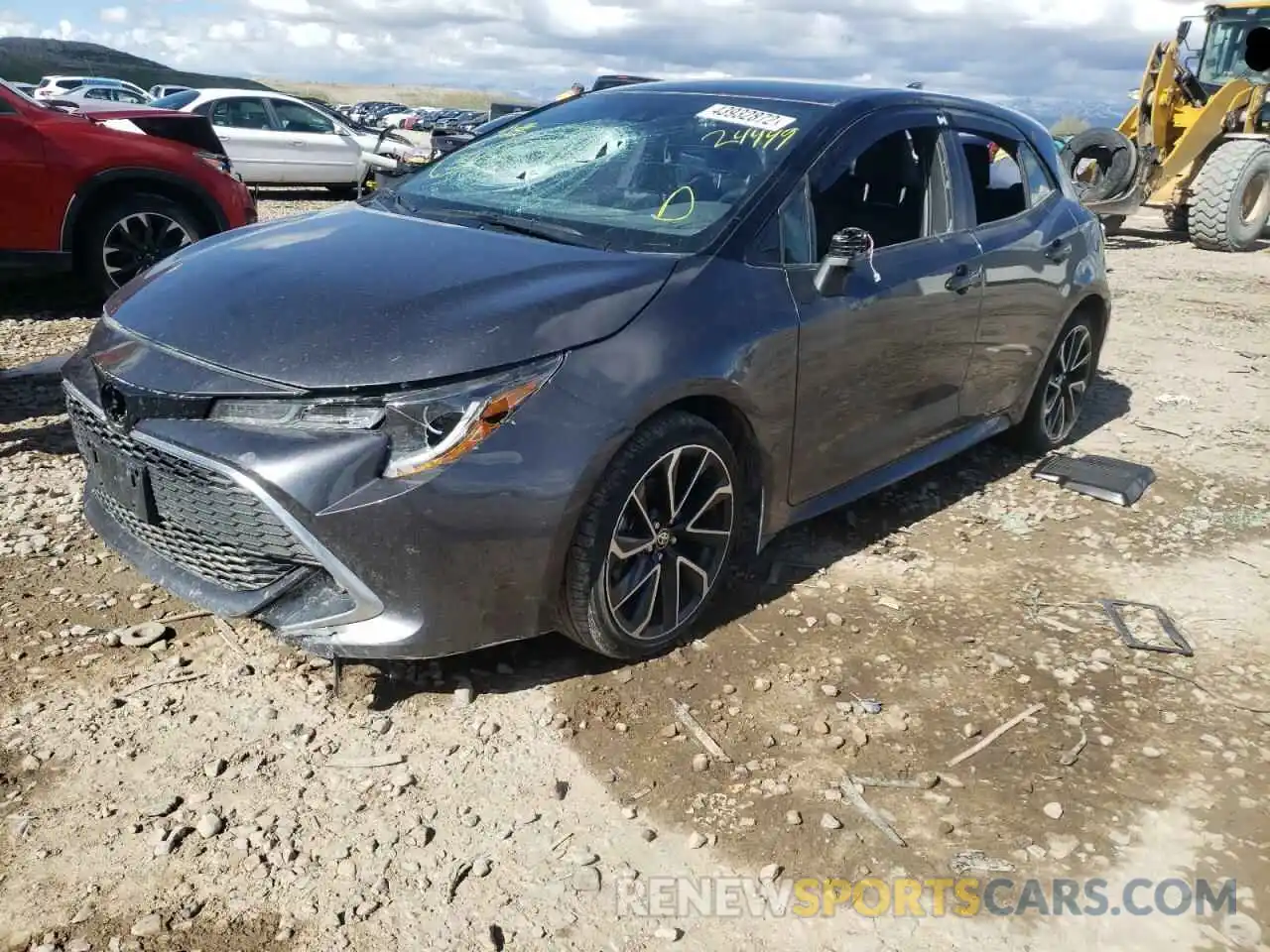 2 Photograph of a damaged car JTNA4MBE3M3104796 TOYOTA COROLLA 2021