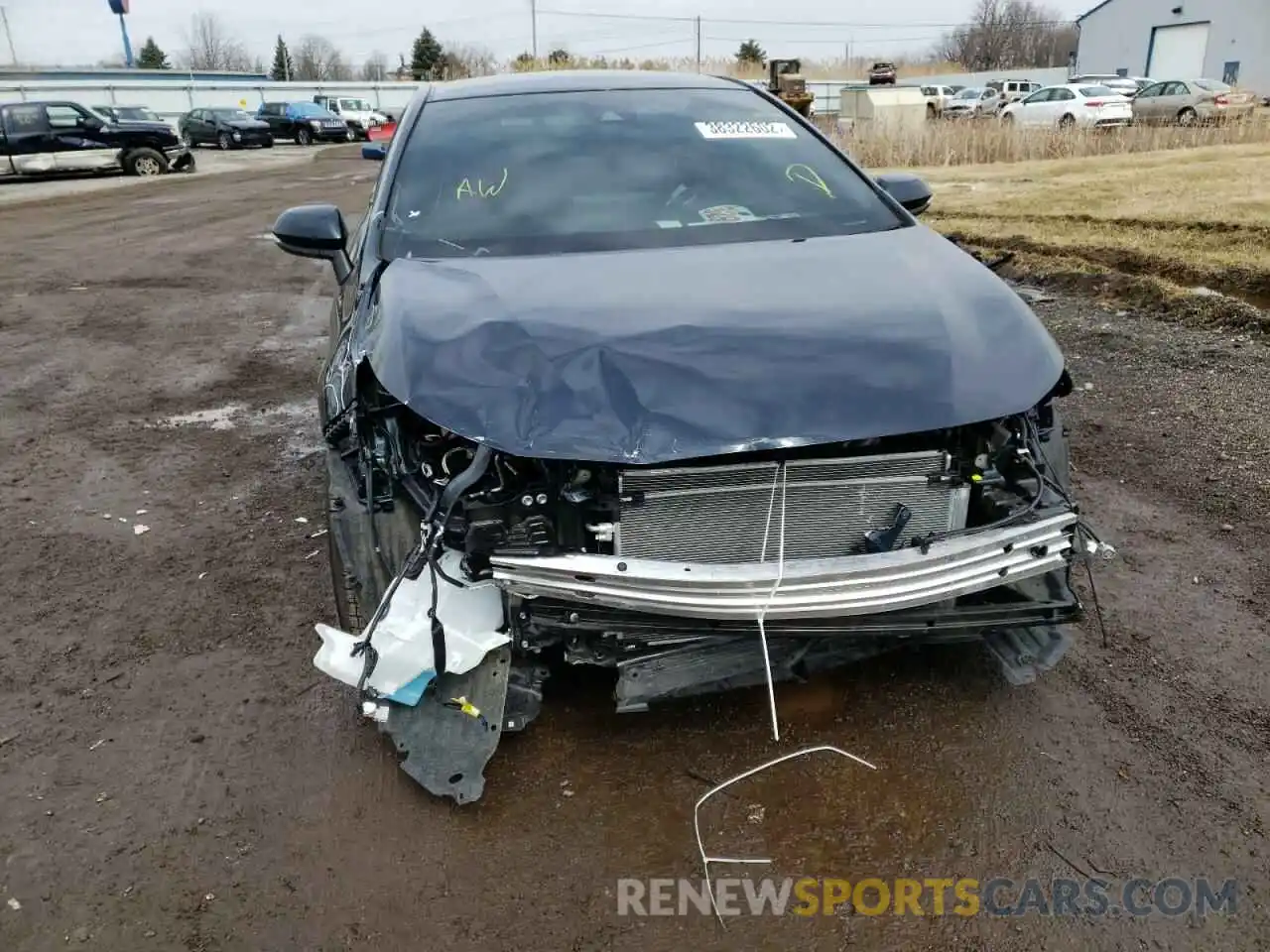 9 Photograph of a damaged car JTNA4MBE3M3125423 TOYOTA COROLLA 2021