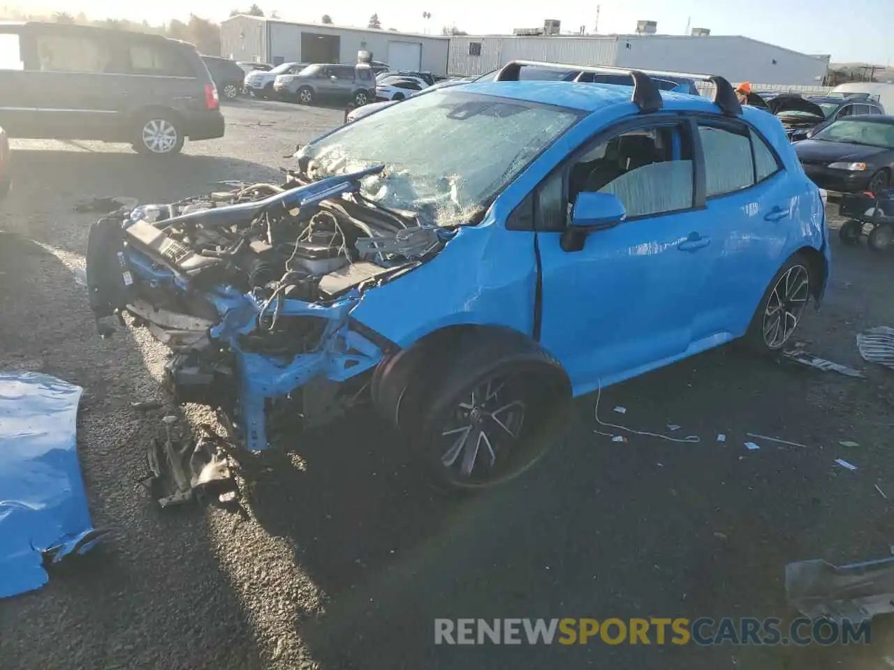 1 Photograph of a damaged car JTNA4MBE3M3125471 TOYOTA COROLLA 2021