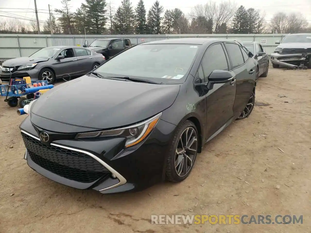 2 Photograph of a damaged car JTNA4MBE3M3132629 TOYOTA COROLLA 2021